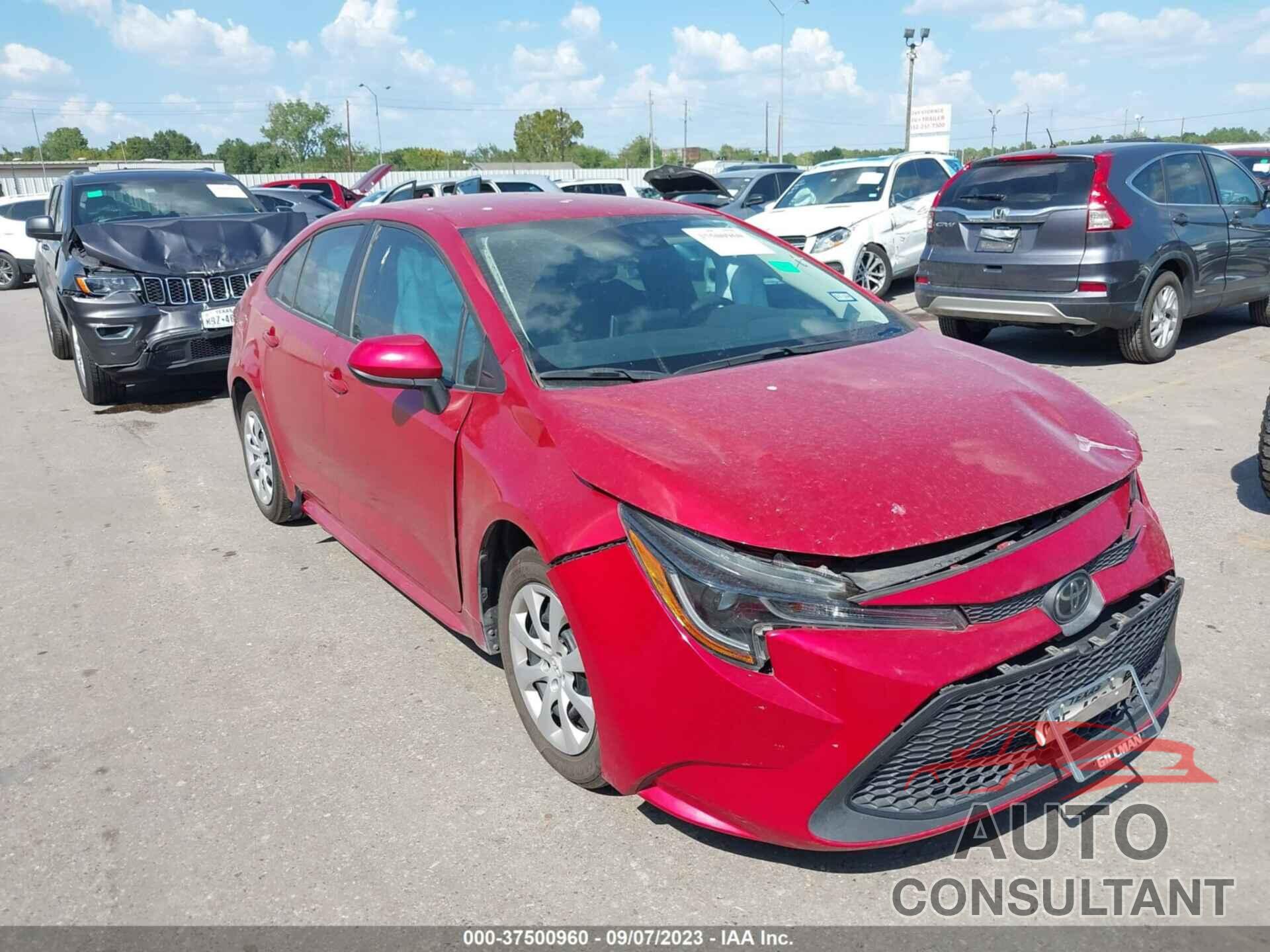 TOYOTA COROLLA 2020 - 5YFEPRAE0LP121993