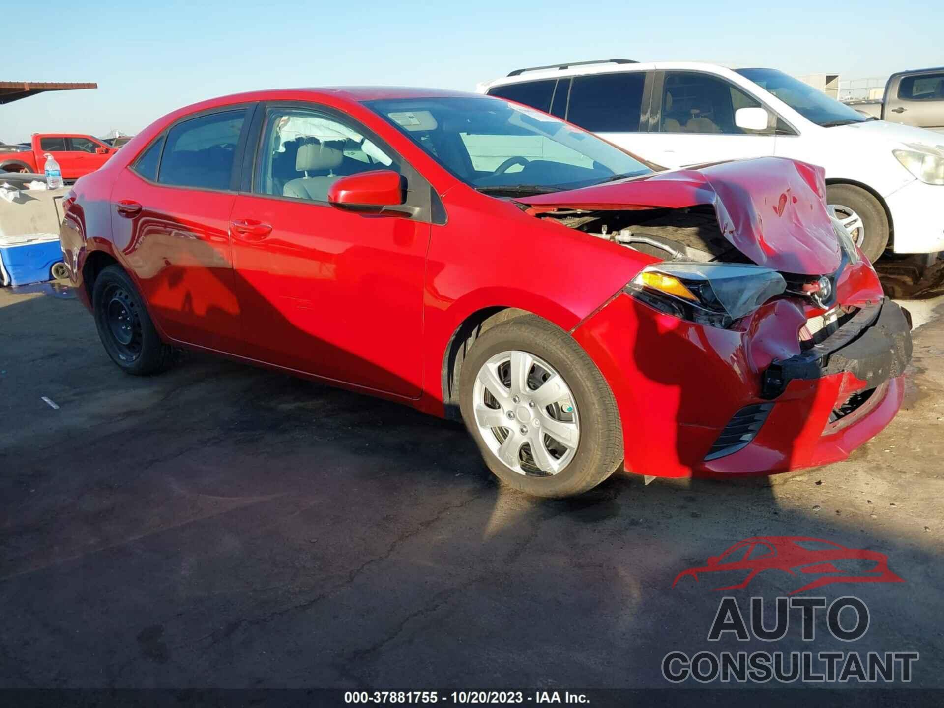 TOYOTA COROLLA 2016 - 2T1BURHE8GC724794