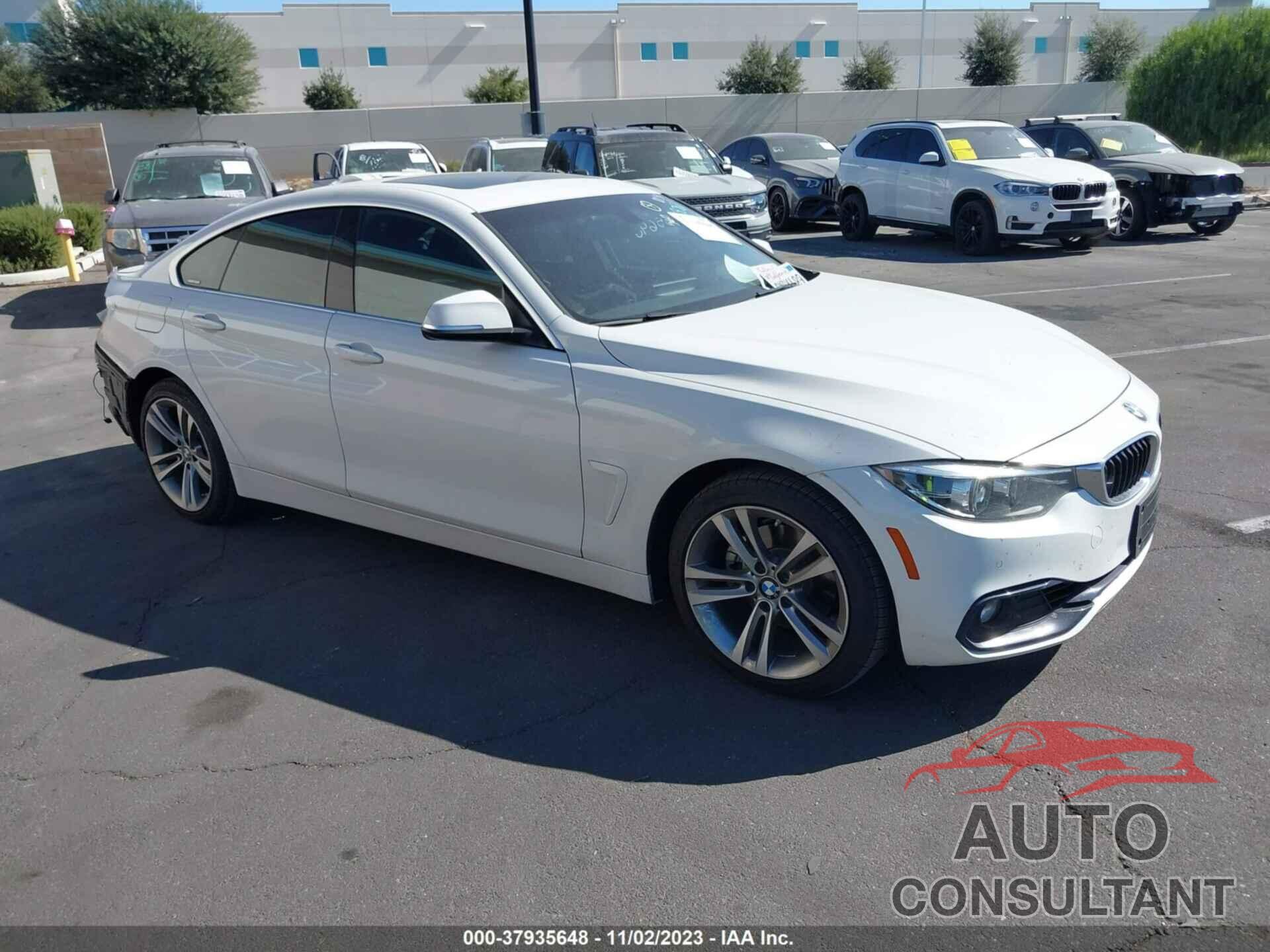 BMW 4 SERIES 2019 - WBA4J1C53KBM17337