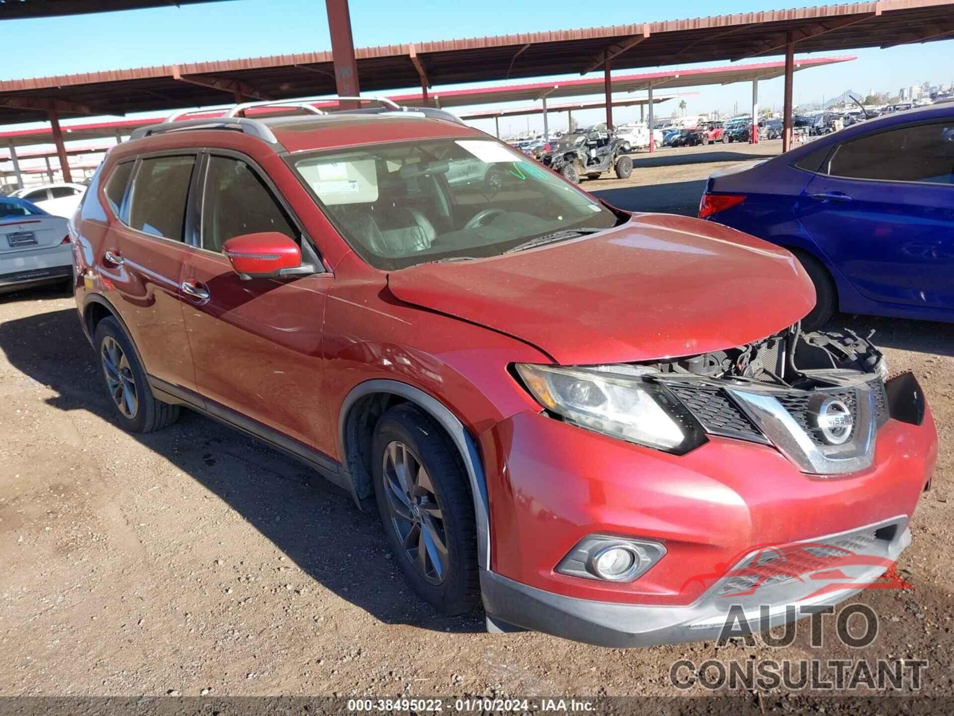 NISSAN ROGUE 2016 - 5N1AT2MT4GC858913