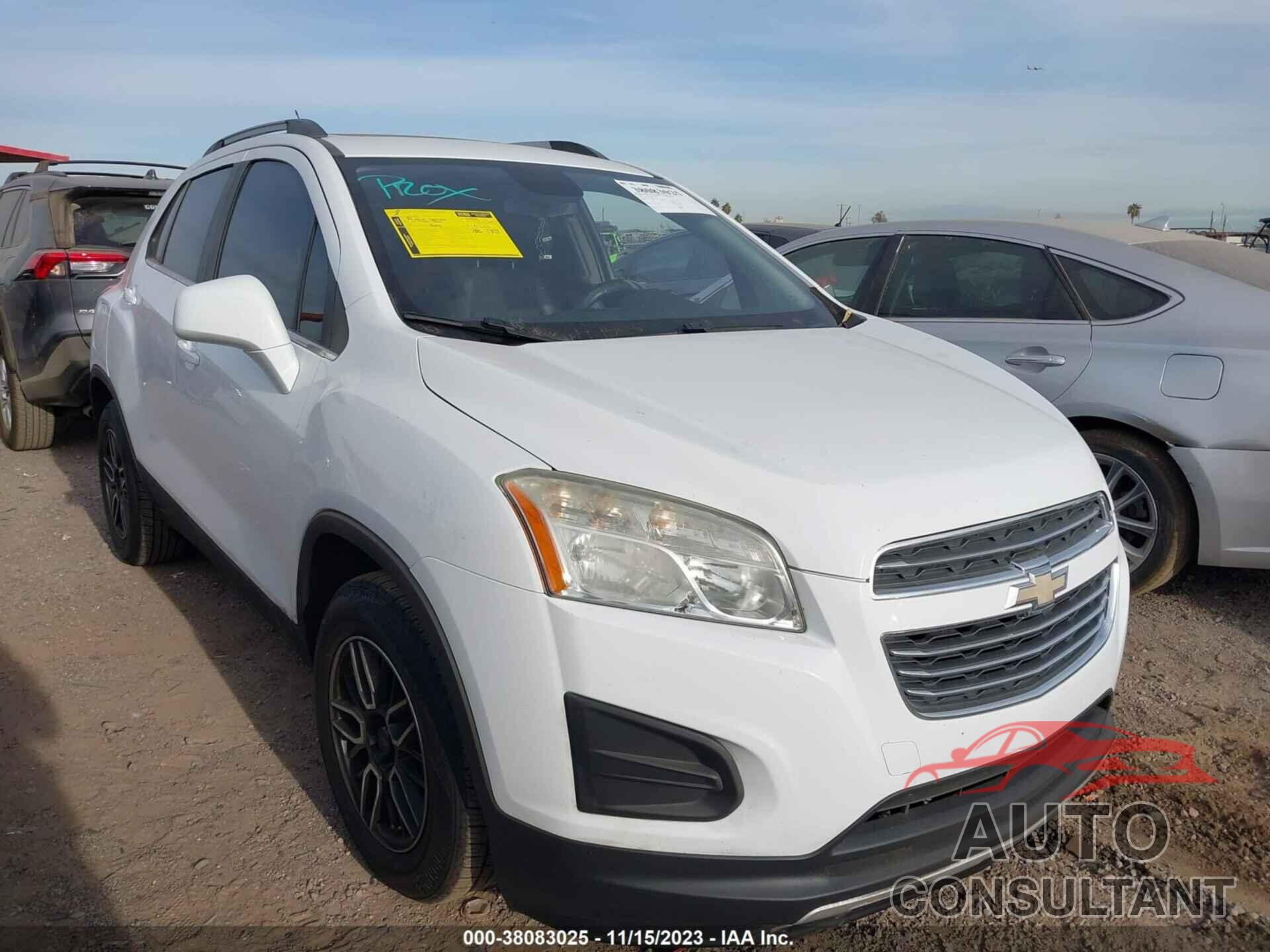 CHEVROLET TRAX 2016 - 3GNCJLSB5GL134176