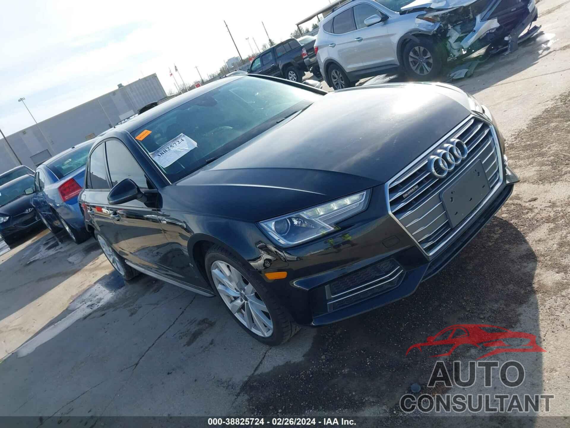 AUDI A4 2018 - WAUDNAF45JN012472