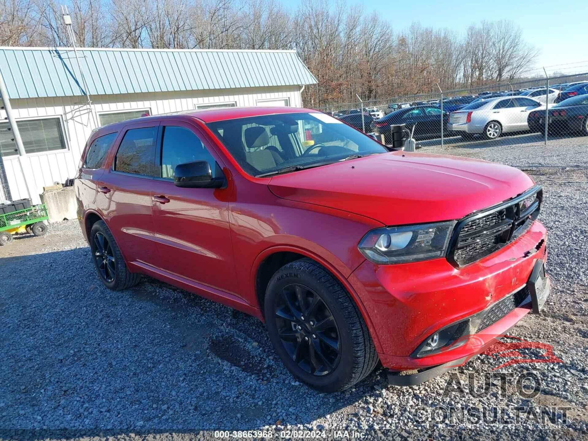 DODGE DURANGO 2018 - 1C4RDHAGXJC323588