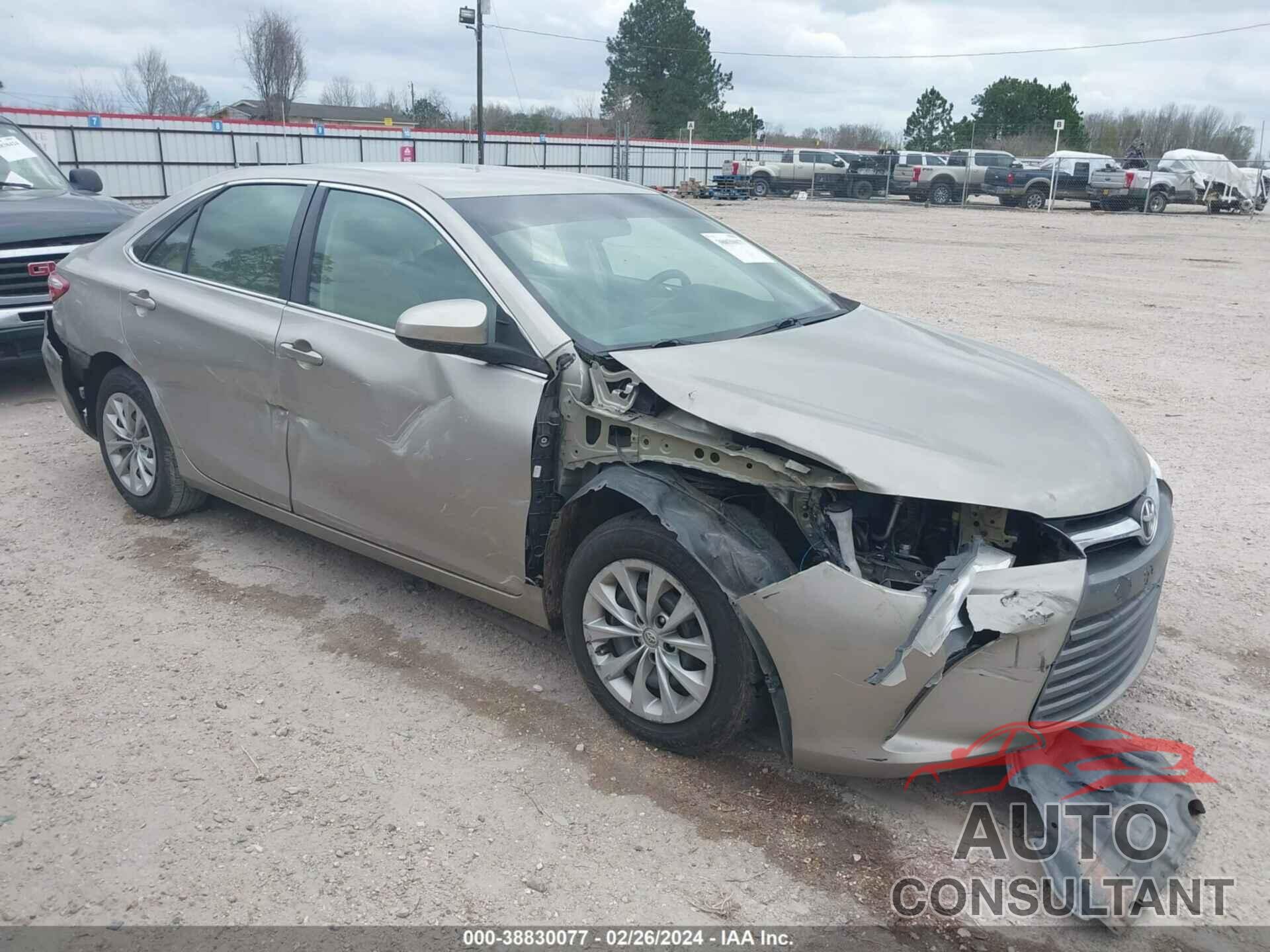 TOYOTA CAMRY 2016 - 4T4BF1FK0GR569974