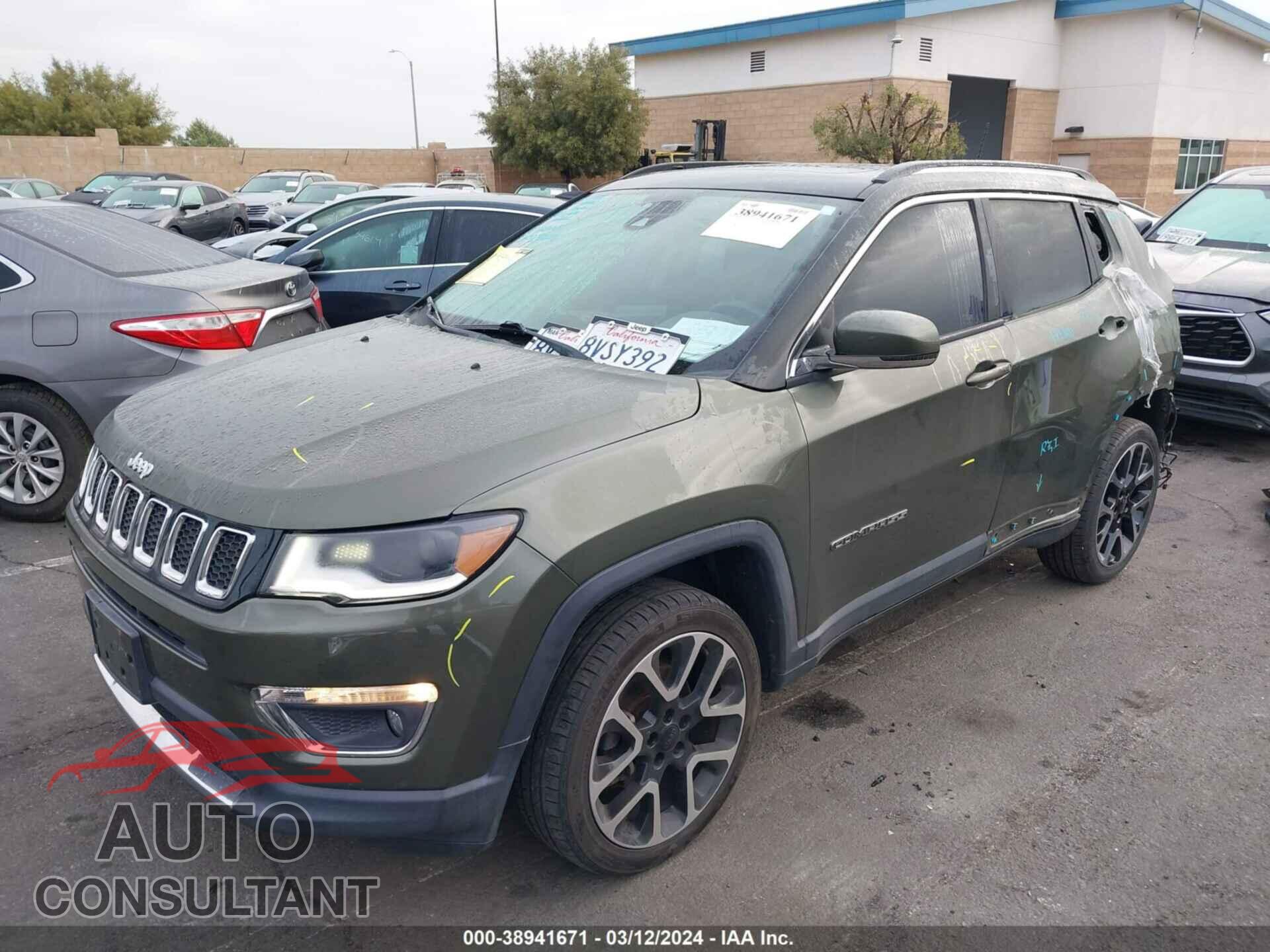 JEEP COMPASS 2017 - 3C4NJDCB2HT634335