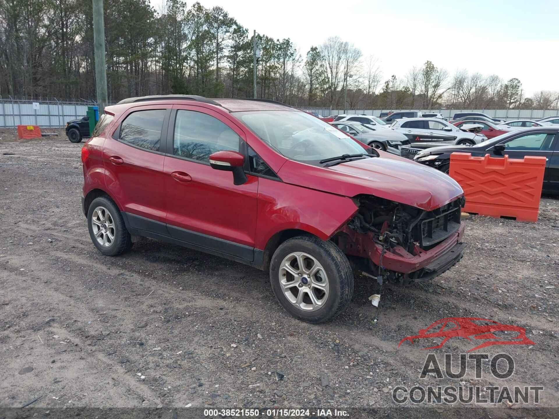 FORD ECOSPORT 2018 - MAJ3P1TE4JC203615