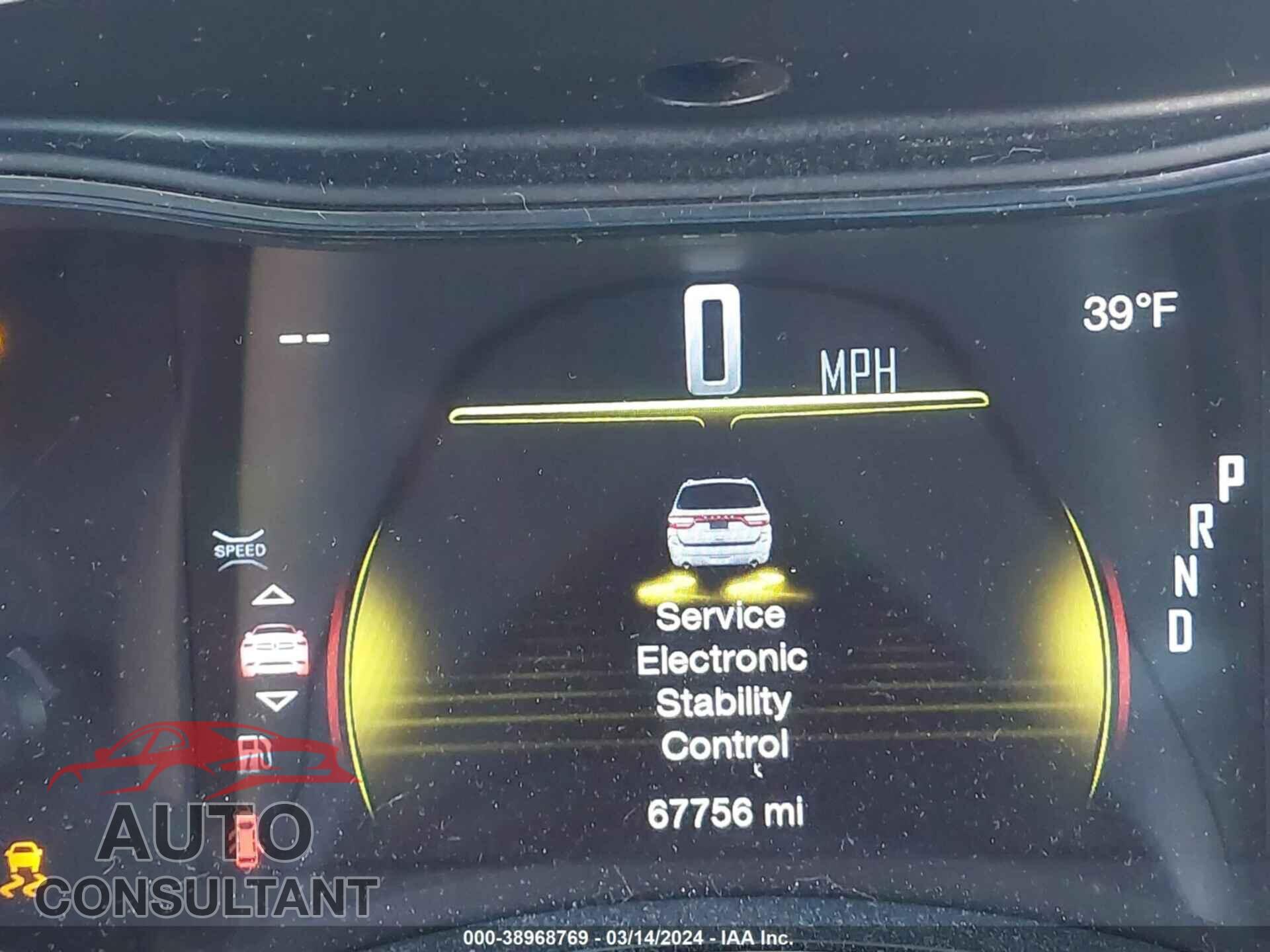 DODGE DURANGO 2020 - 1C4RDJDG5LC330275