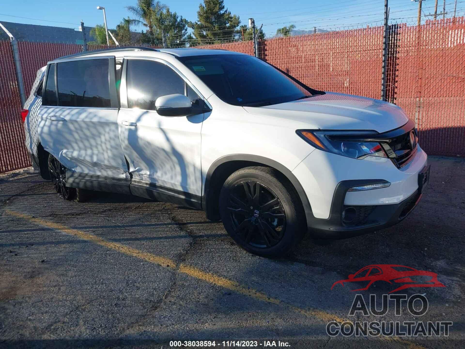 HONDA PILOT 2021 - 5FNYF5H27MB027806