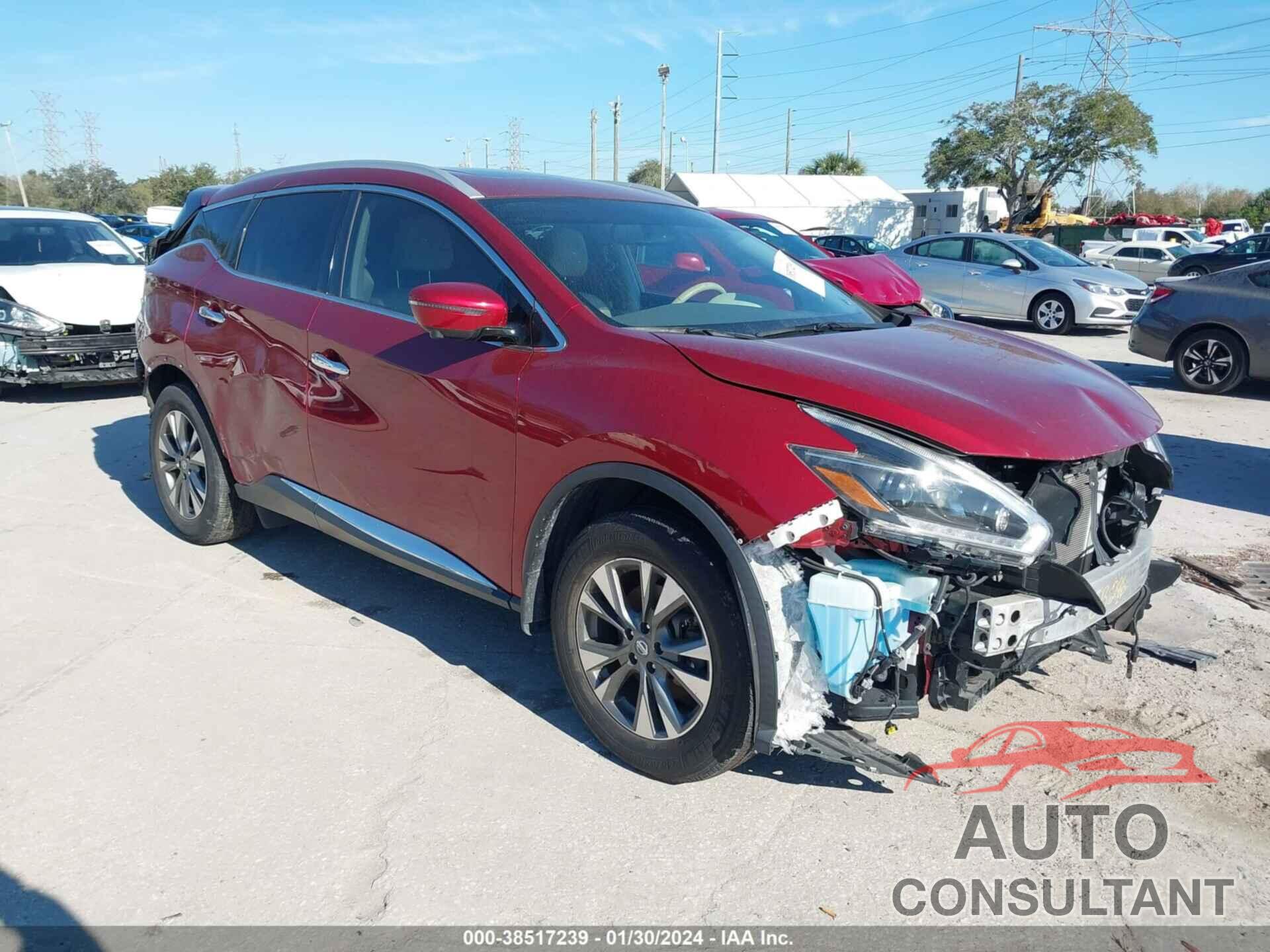 NISSAN MURANO 2018 - 5N1AZ2MGXJN184098