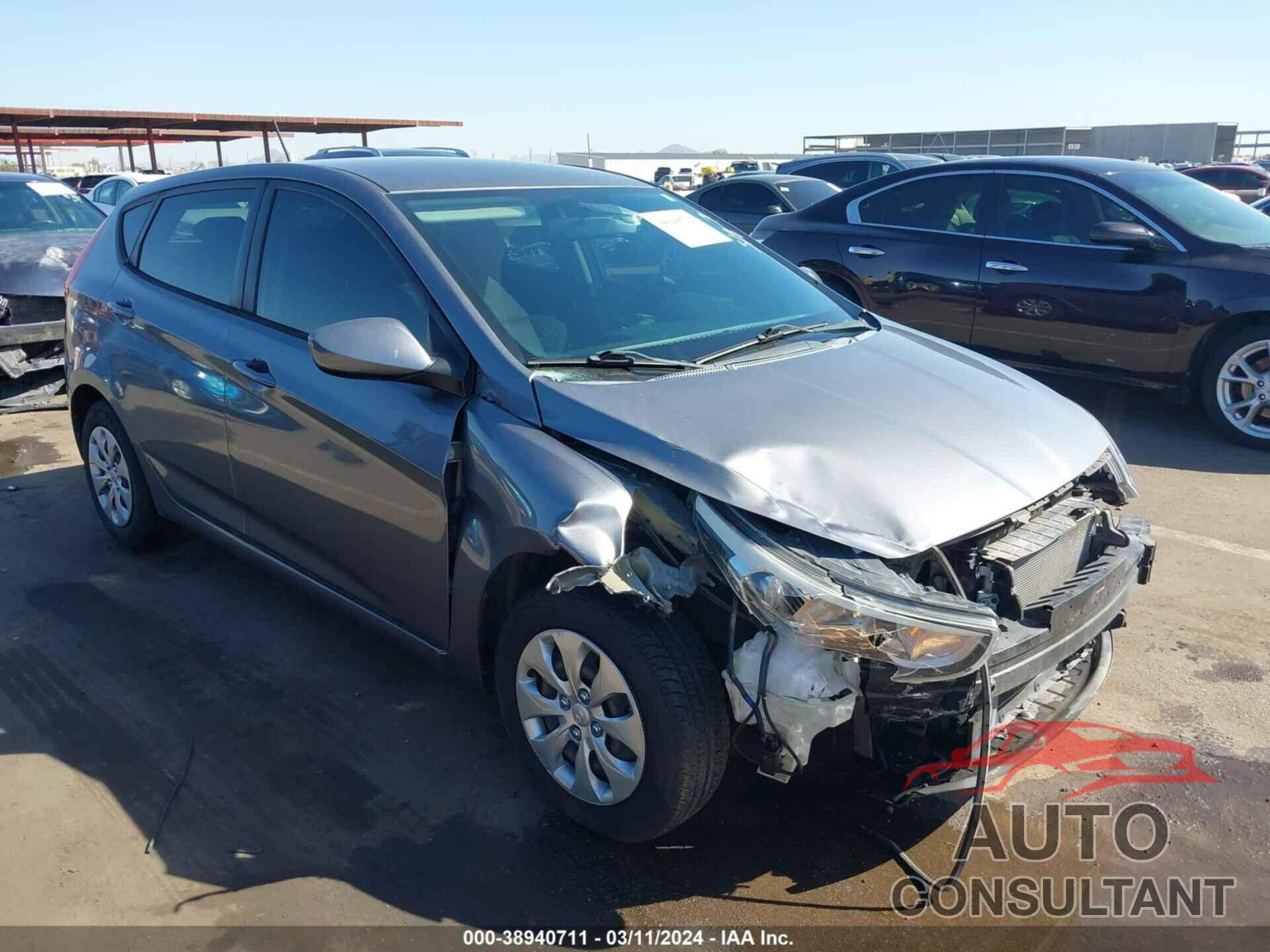 HYUNDAI ACCENT 2017 - KMHCT5AE2HU326149