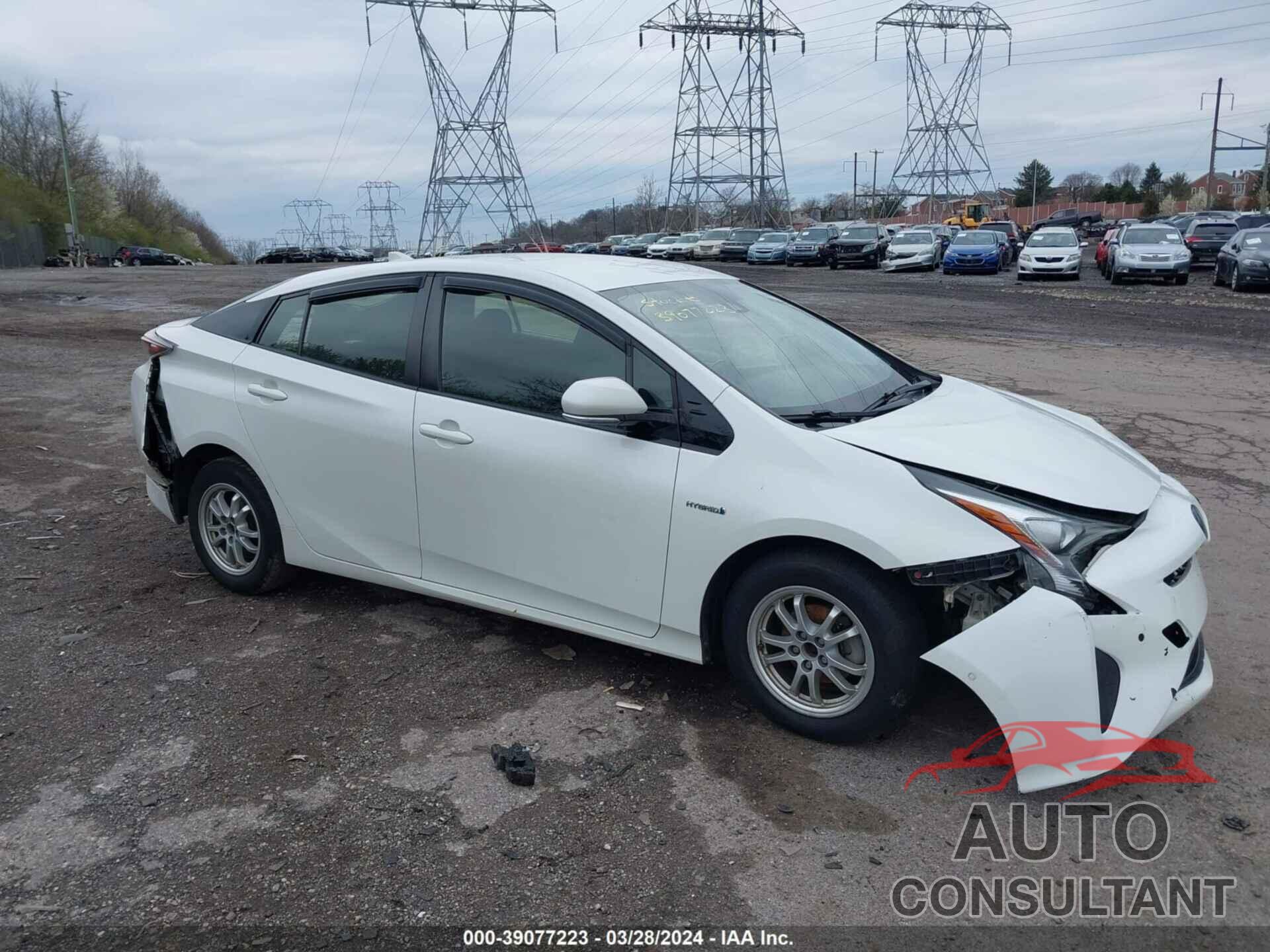 TOYOTA PRIUS 2017 - JTDKBRFU2H3049762