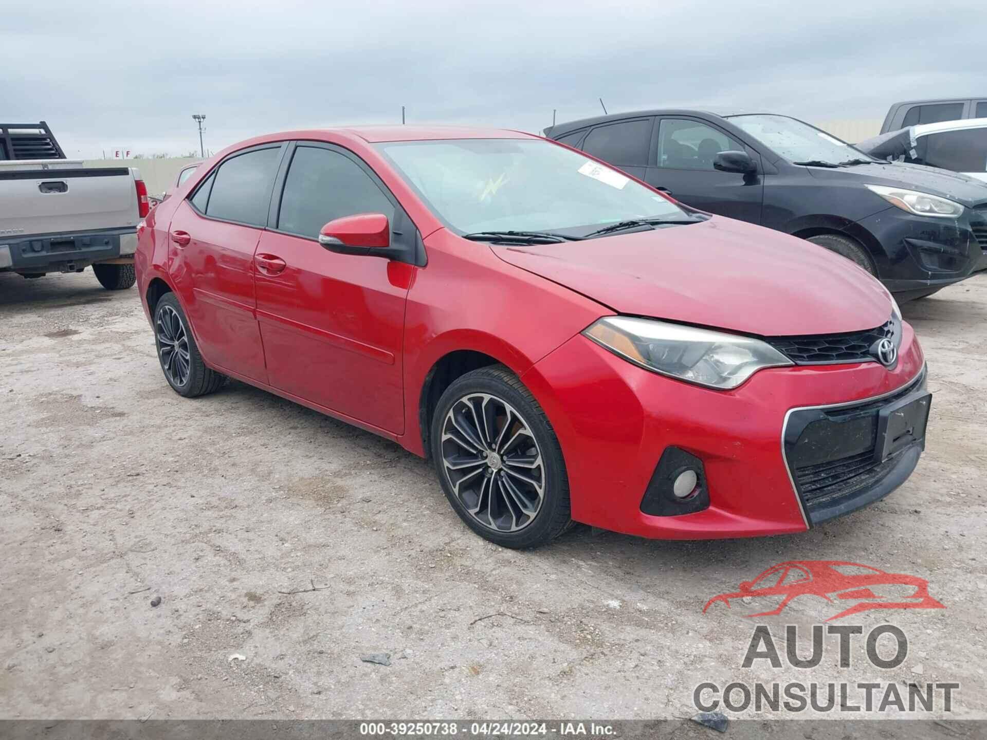 TOYOTA COROLLA 2016 - 5YFBURHE3GP451716