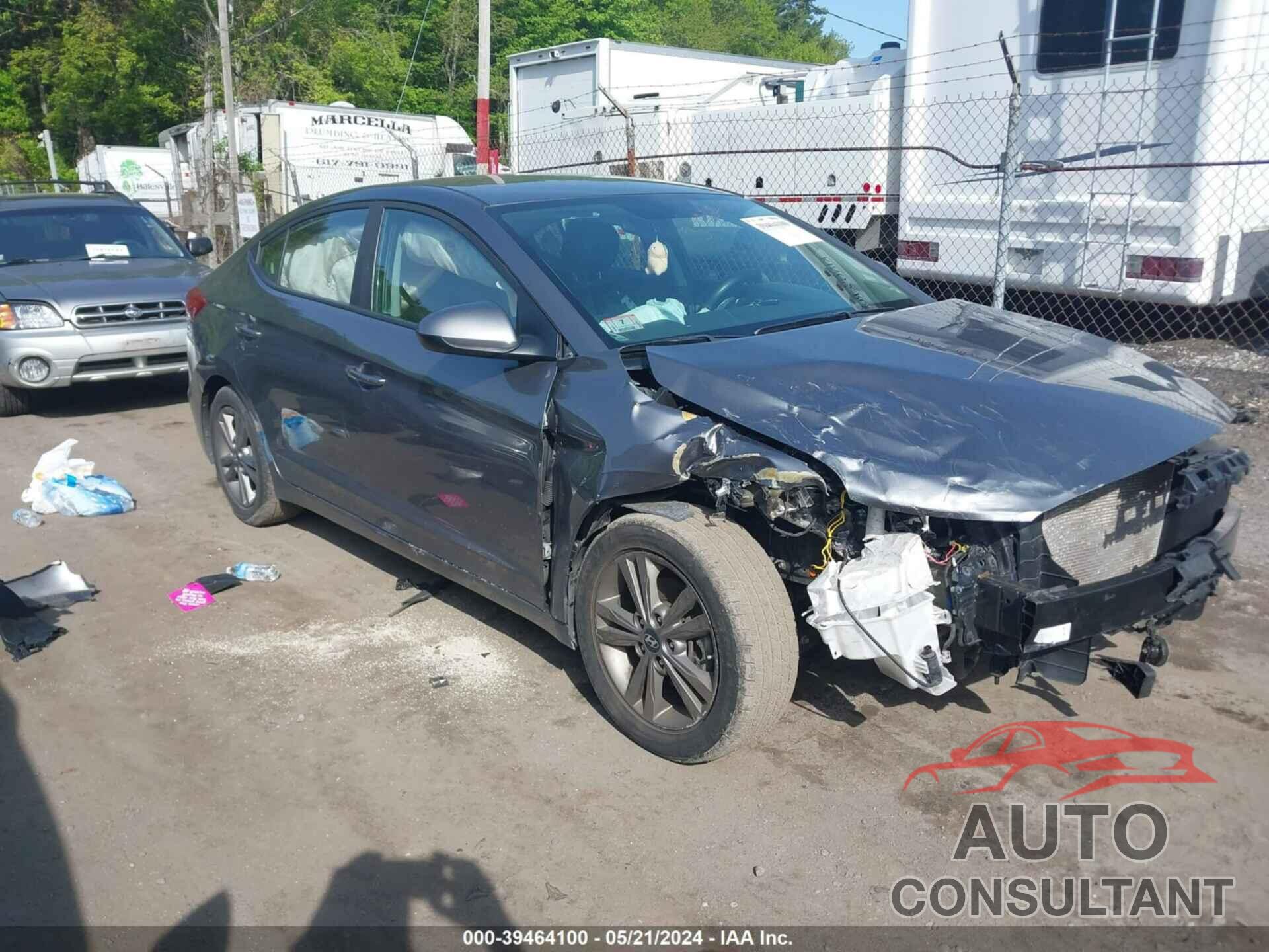 HYUNDAI ELANTRA 2018 - 5NPD84LF5JH288460