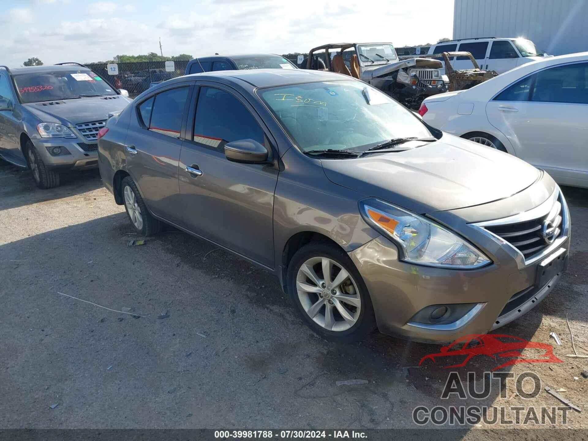 NISSAN VERSA 2016 - 3N1CN7AP2GL909778