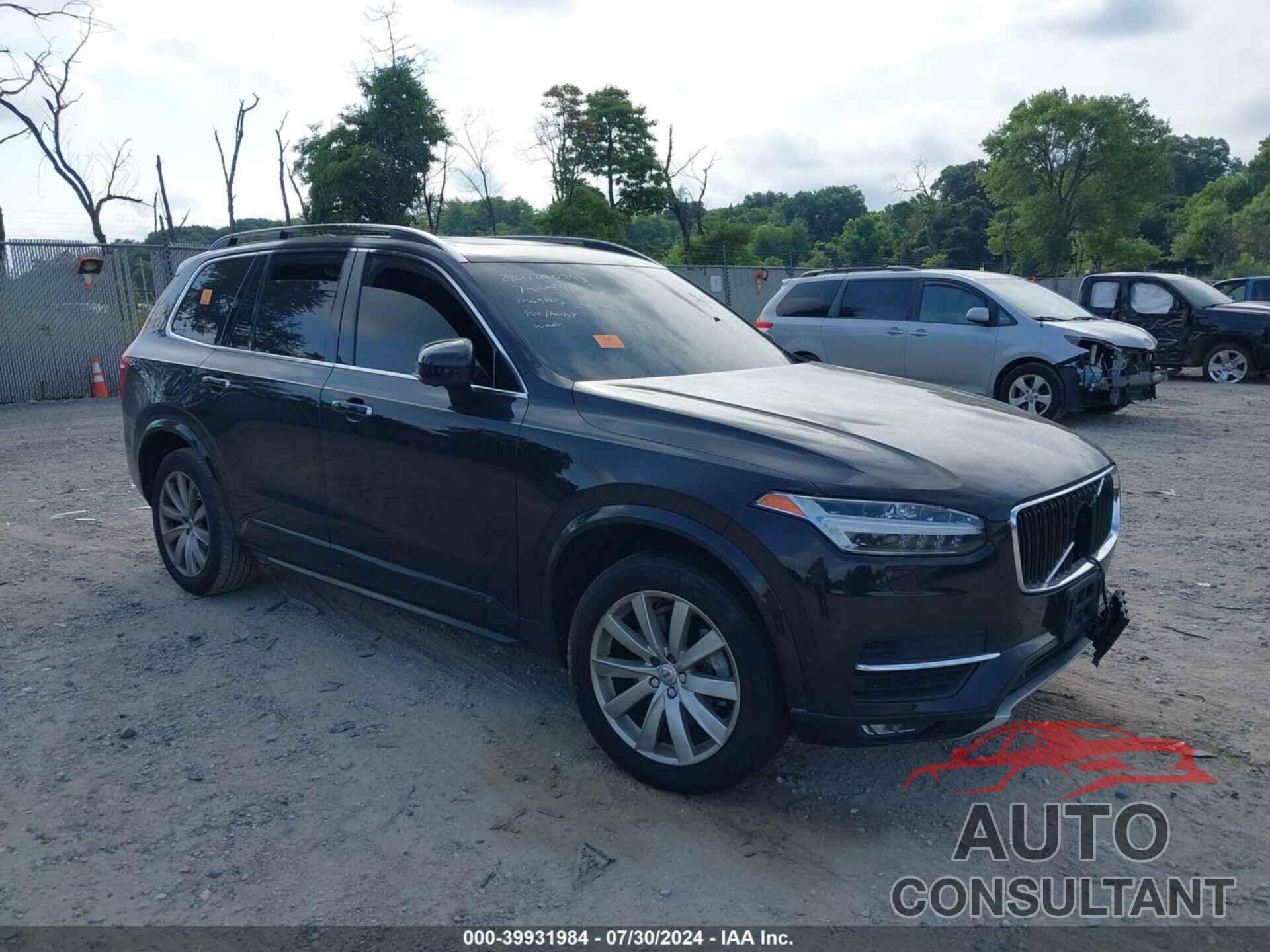 VOLVO XC90 2016 - YV4A22PK9G1027880