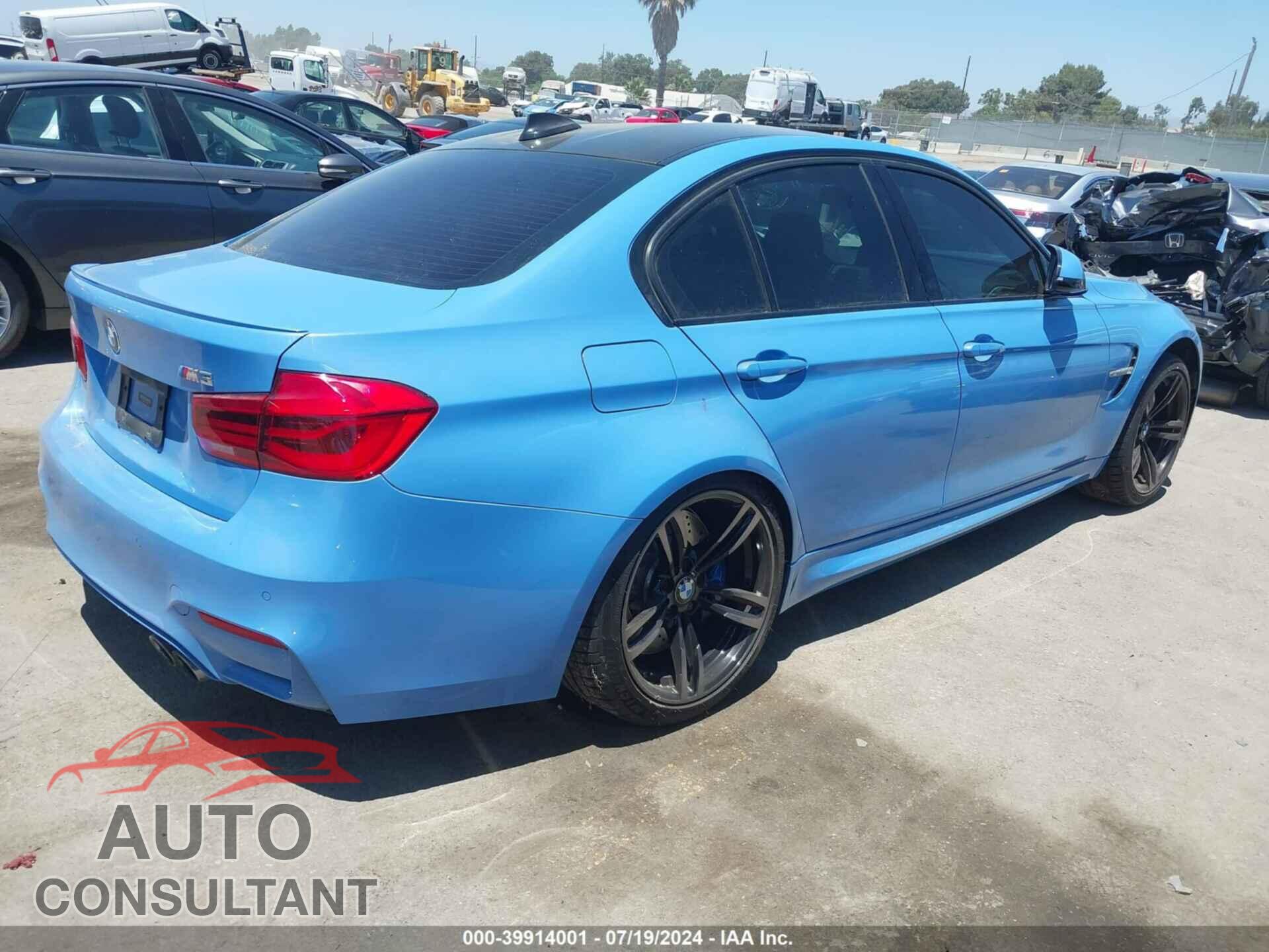 BMW M3 2016 - WBS8M9C53G5D31375