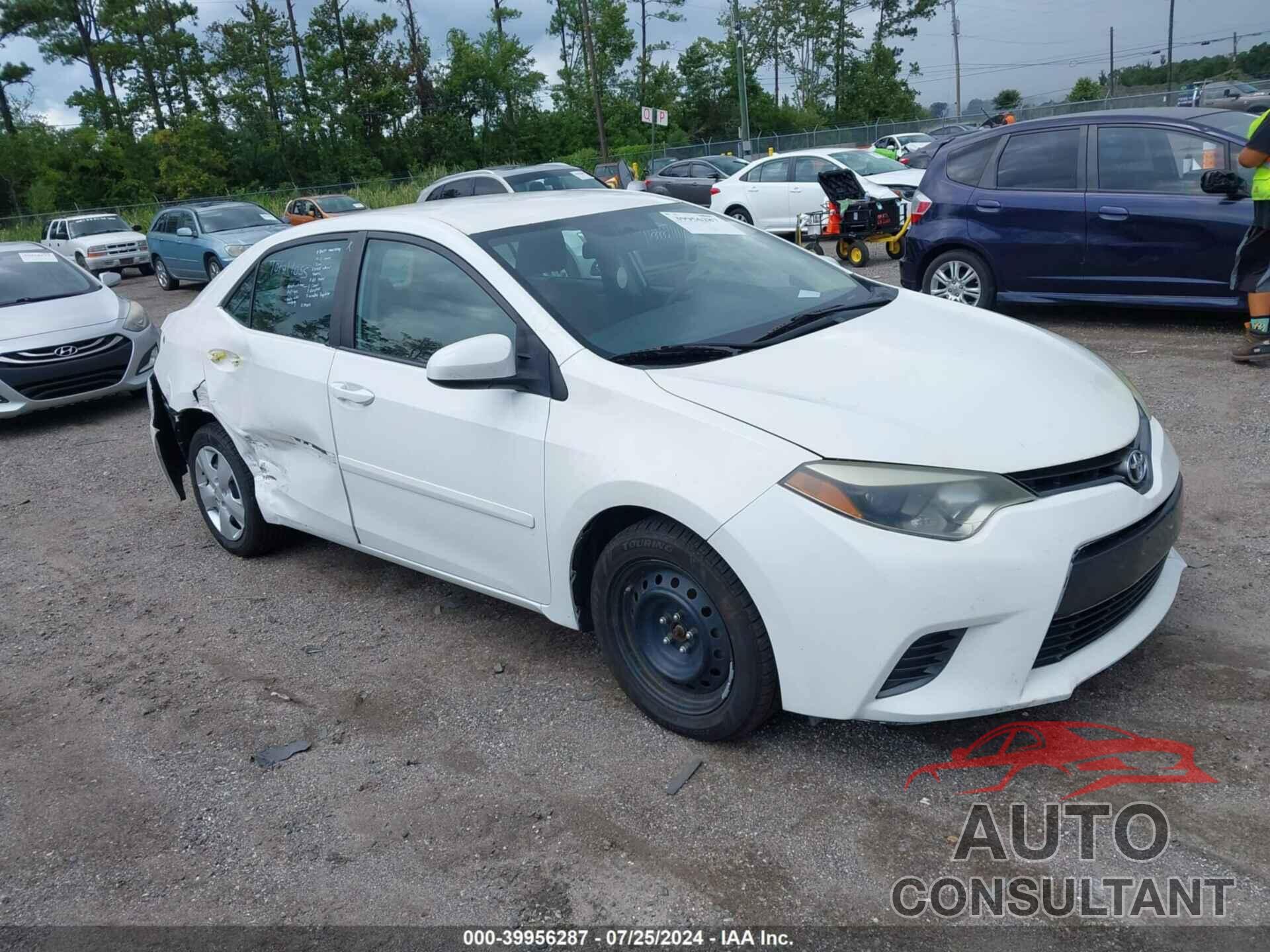 TOYOTA COROLLA 2016 - 5YFBURHE0GP400979