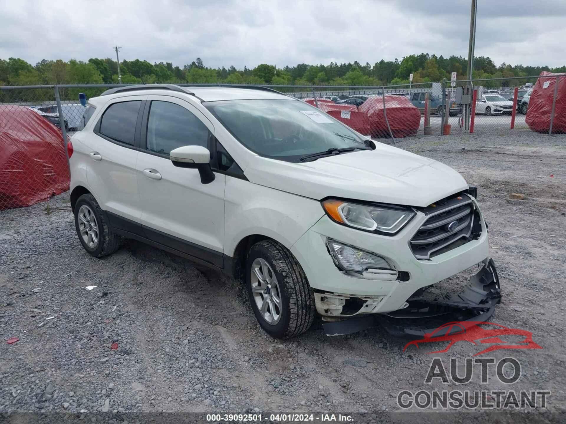 FORD ECOSPORT 2018 - MAJ3P1TE5JC159138