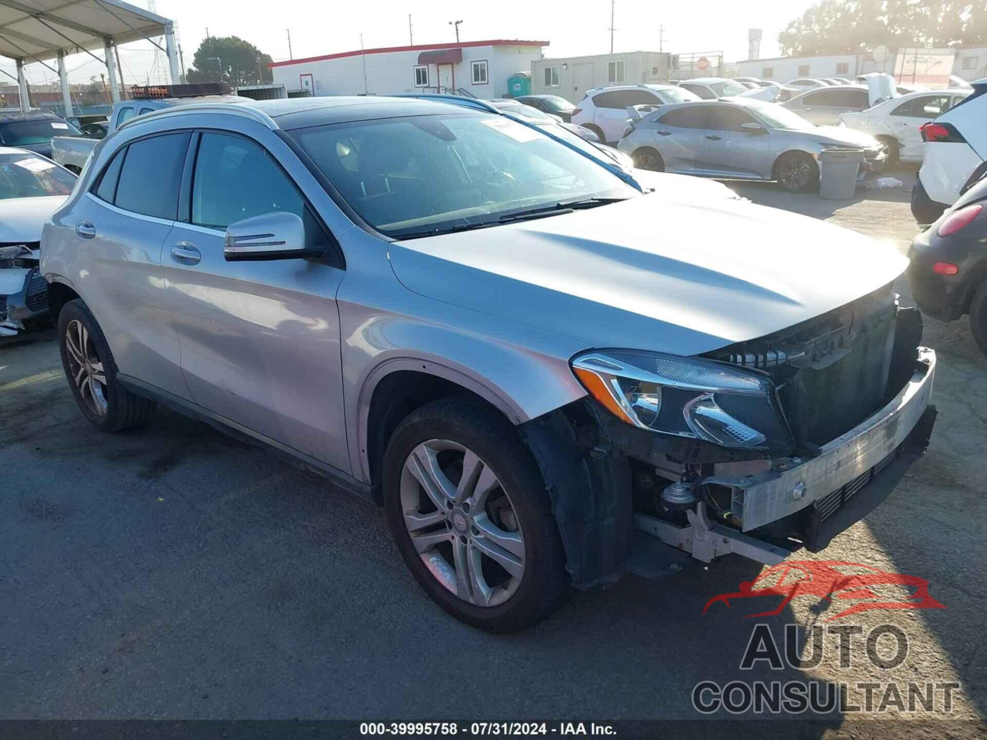 MERCEDES-BENZ GLA 250 2017 - WDCTG4GB3HJ333803