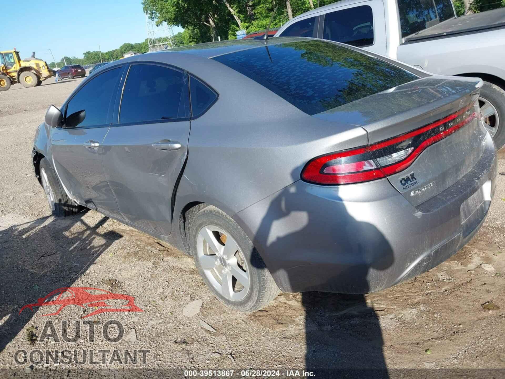DODGE DART 2015 - 1C3CDFBB2FD415104