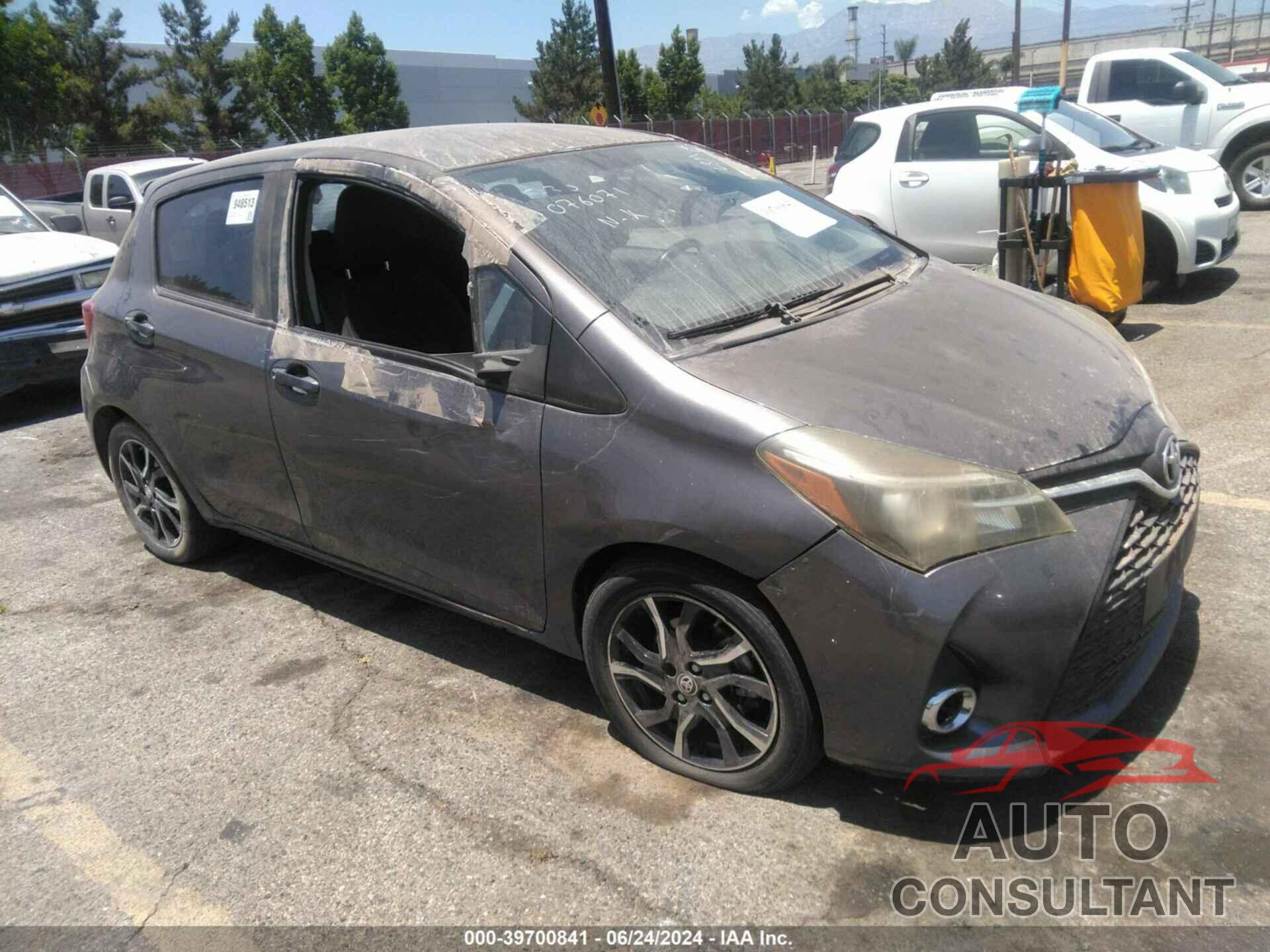 TOYOTA YARIS 2017 - VNKKTUD34HA076071