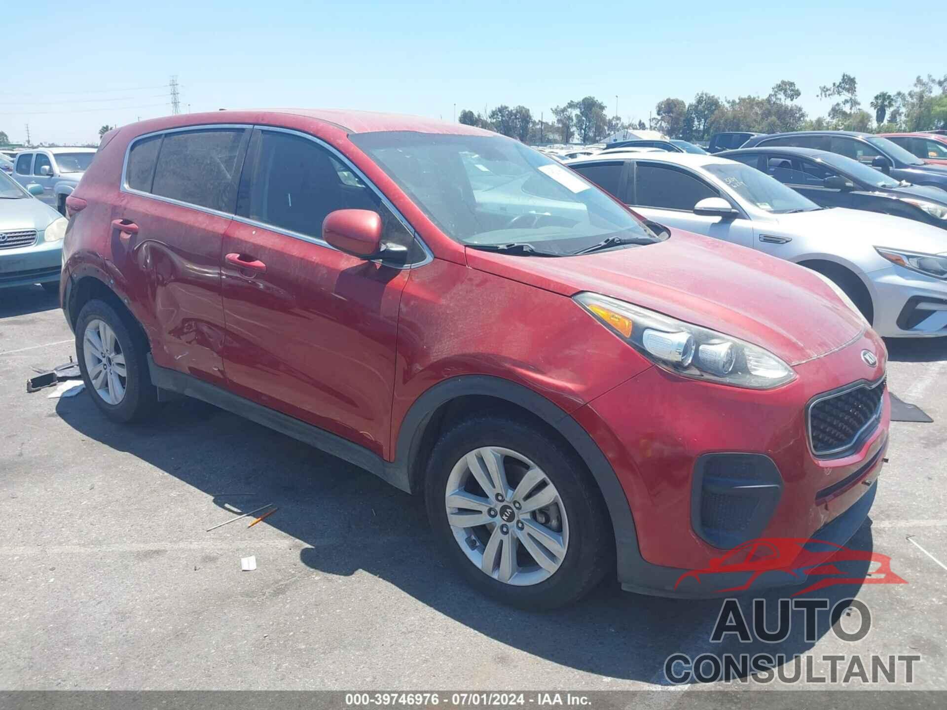 KIA SPORTAGE 2017 - KNDPM3AC2H7162583