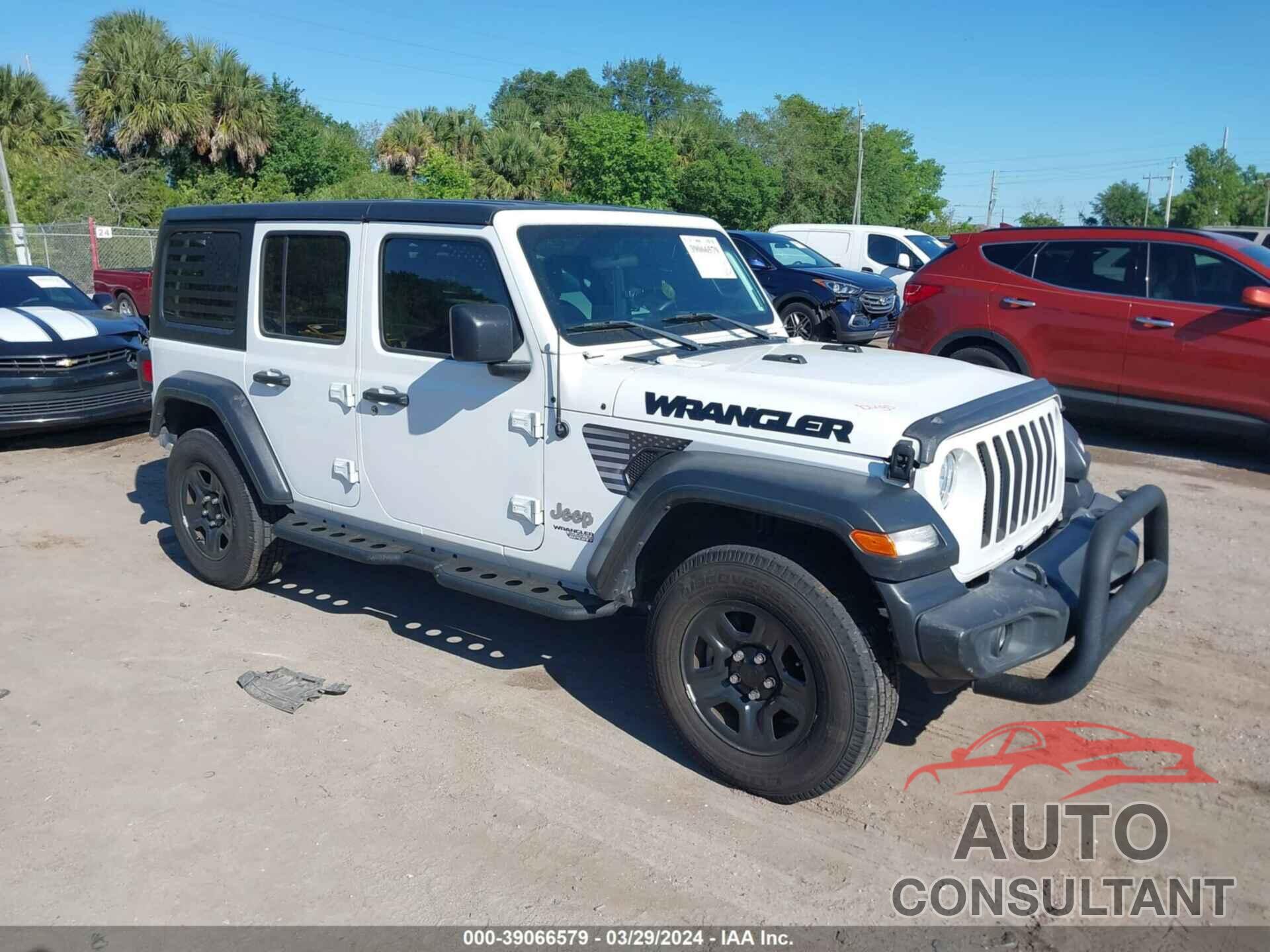 JEEP WRANGLER UNLIMITED 2018 - 1C4HJXDG1JW133090