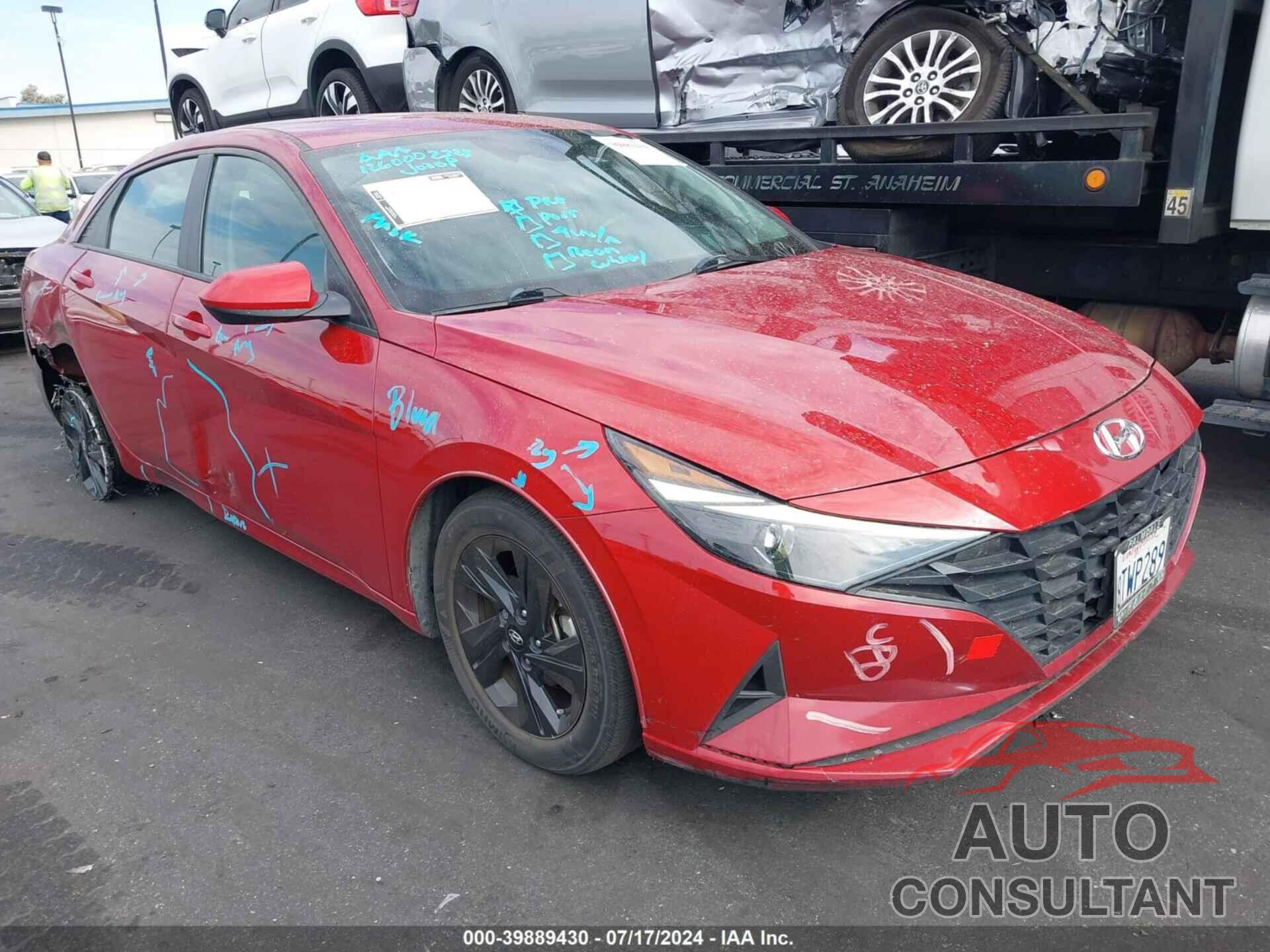 HYUNDAI ELANTRA 2021 - KMHLM4AG5MU066445