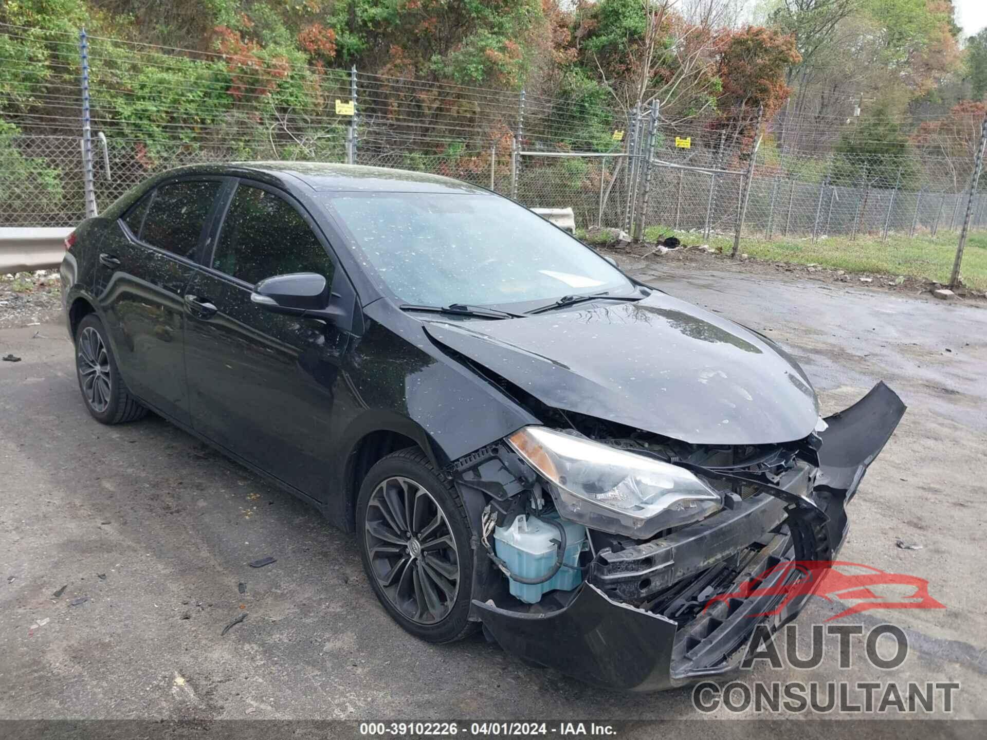 TOYOTA COROLLA 2016 - 2T1BURHE1GC745647
