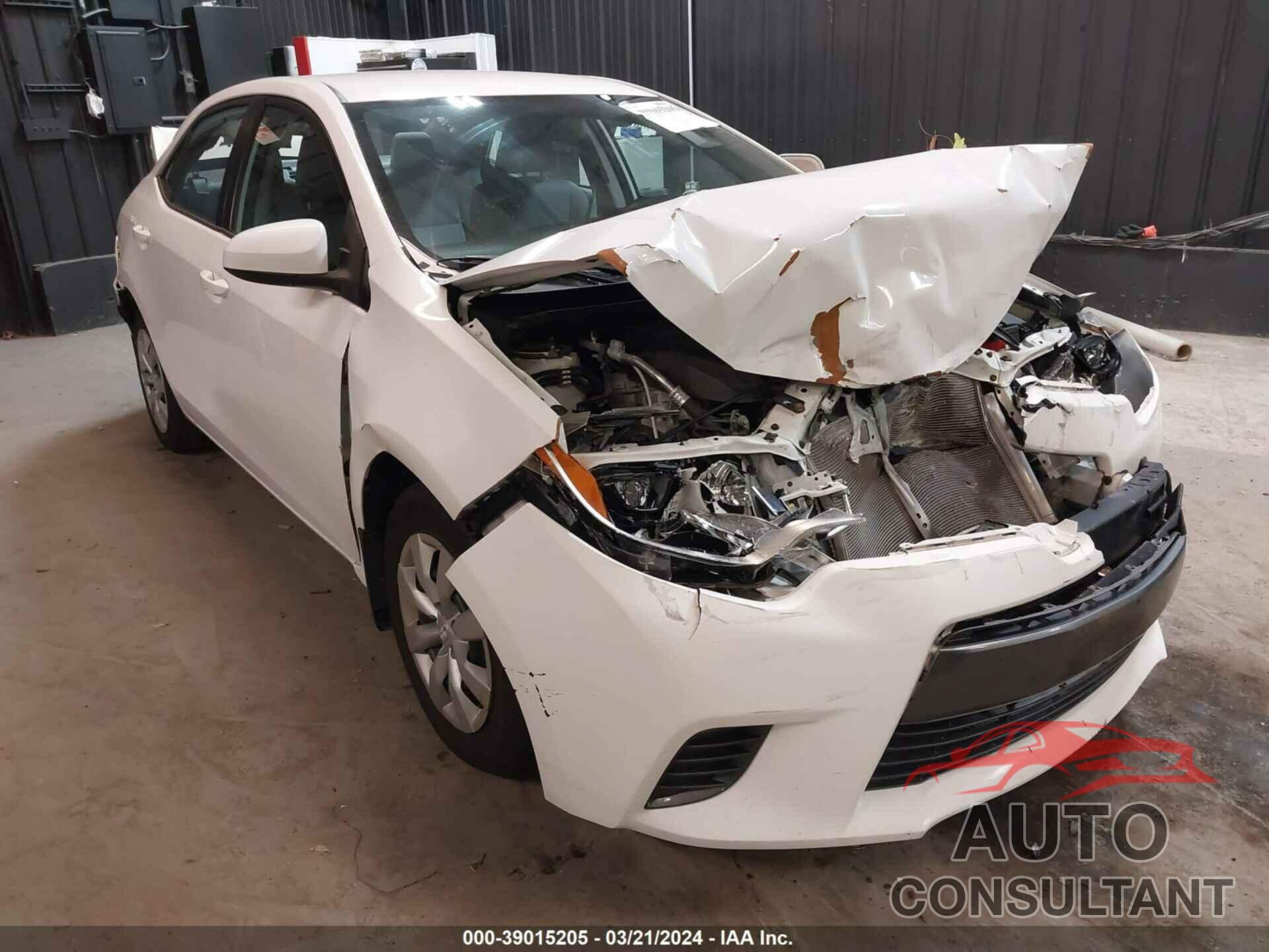 TOYOTA COROLLA 2016 - 2T1BURHE8GC644315