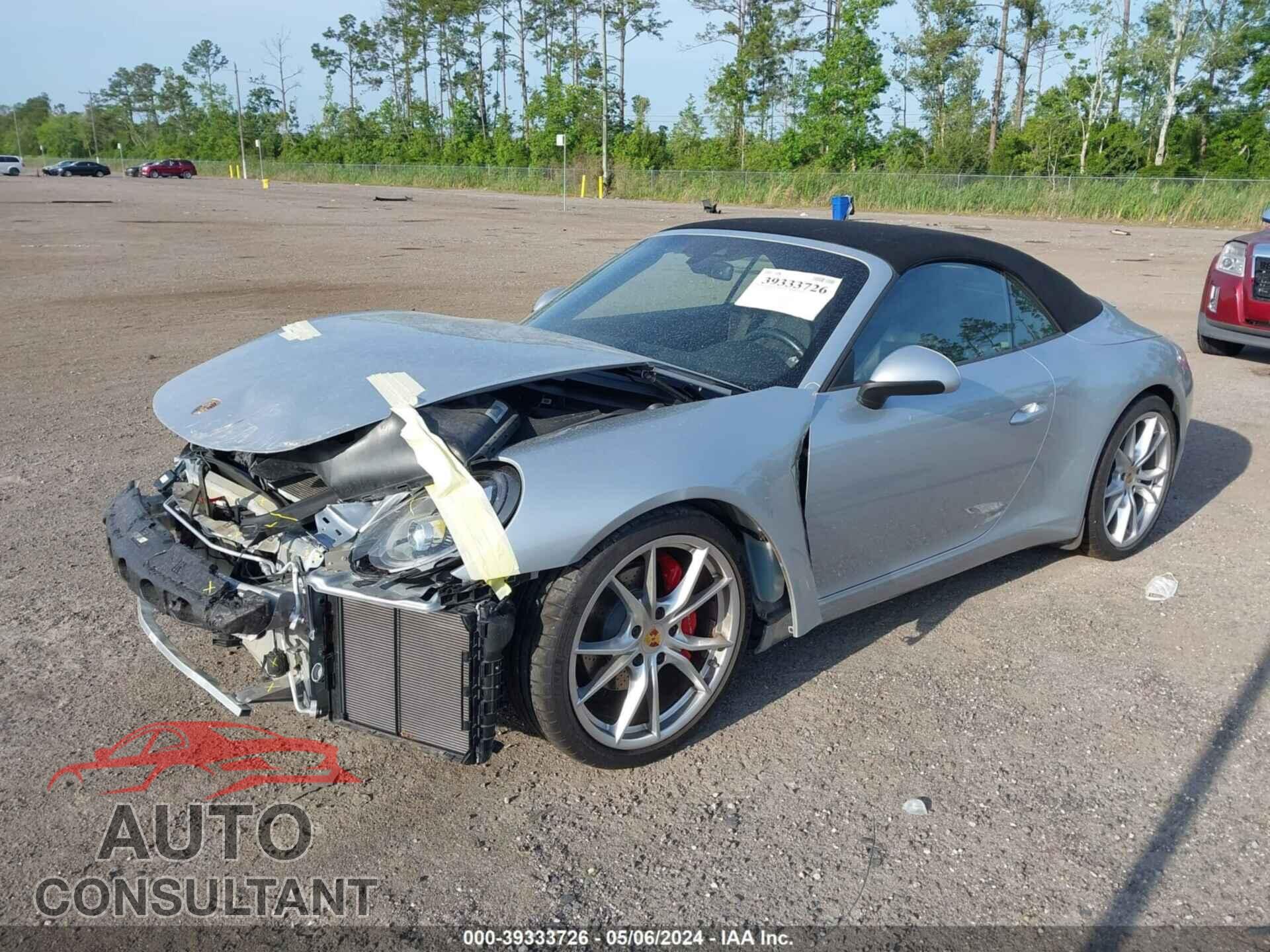 PORSCHE 911 2017 - WP0CA2A97HS142395