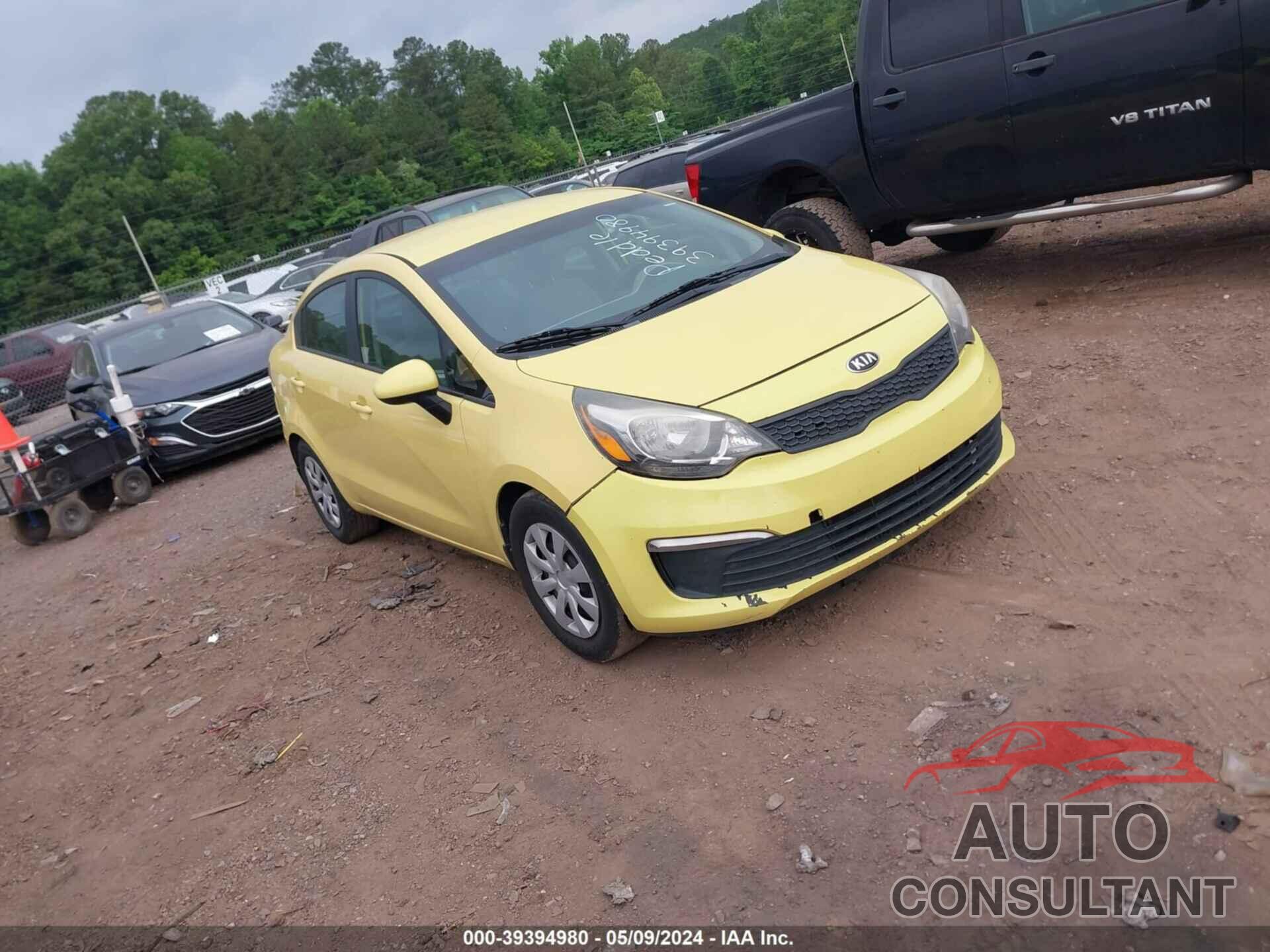 KIA RIO 2016 - KNADM4A37G6608057