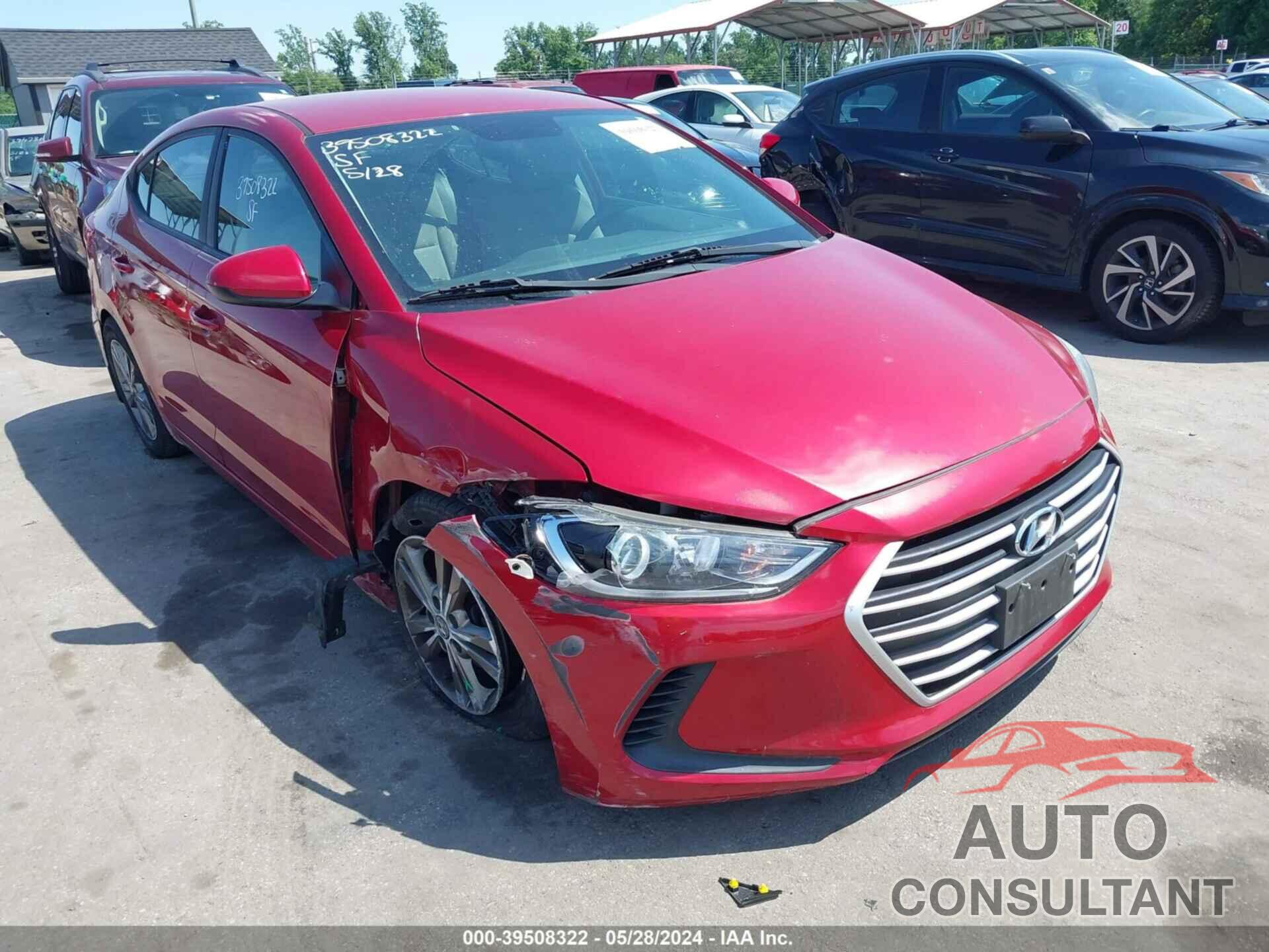 HYUNDAI ELANTRA 2017 - 5NPD84LF4HH203537