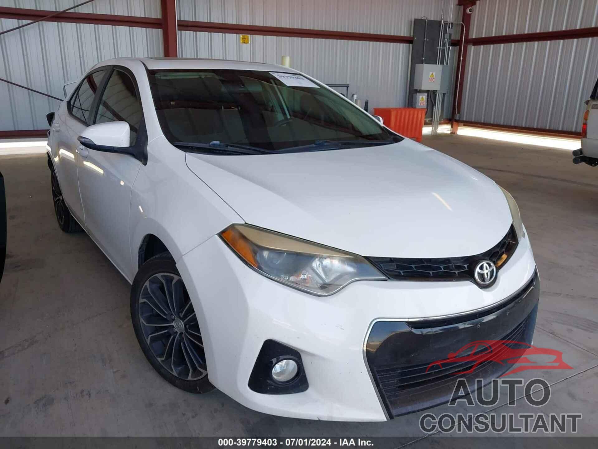 TOYOTA COROLLA 2016 - 5YFBURHE6GP378776