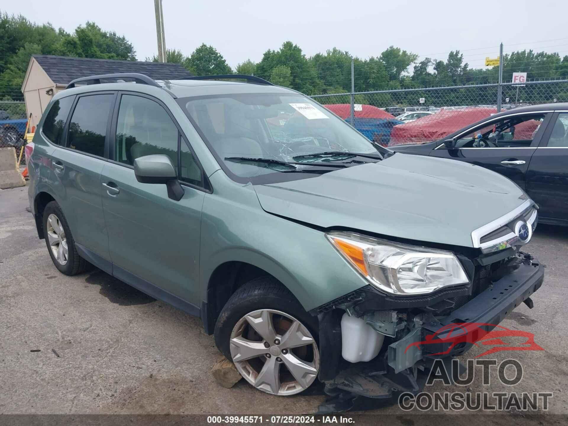 SUBARU FORESTER 2016 - JF2SJADC8GH541035