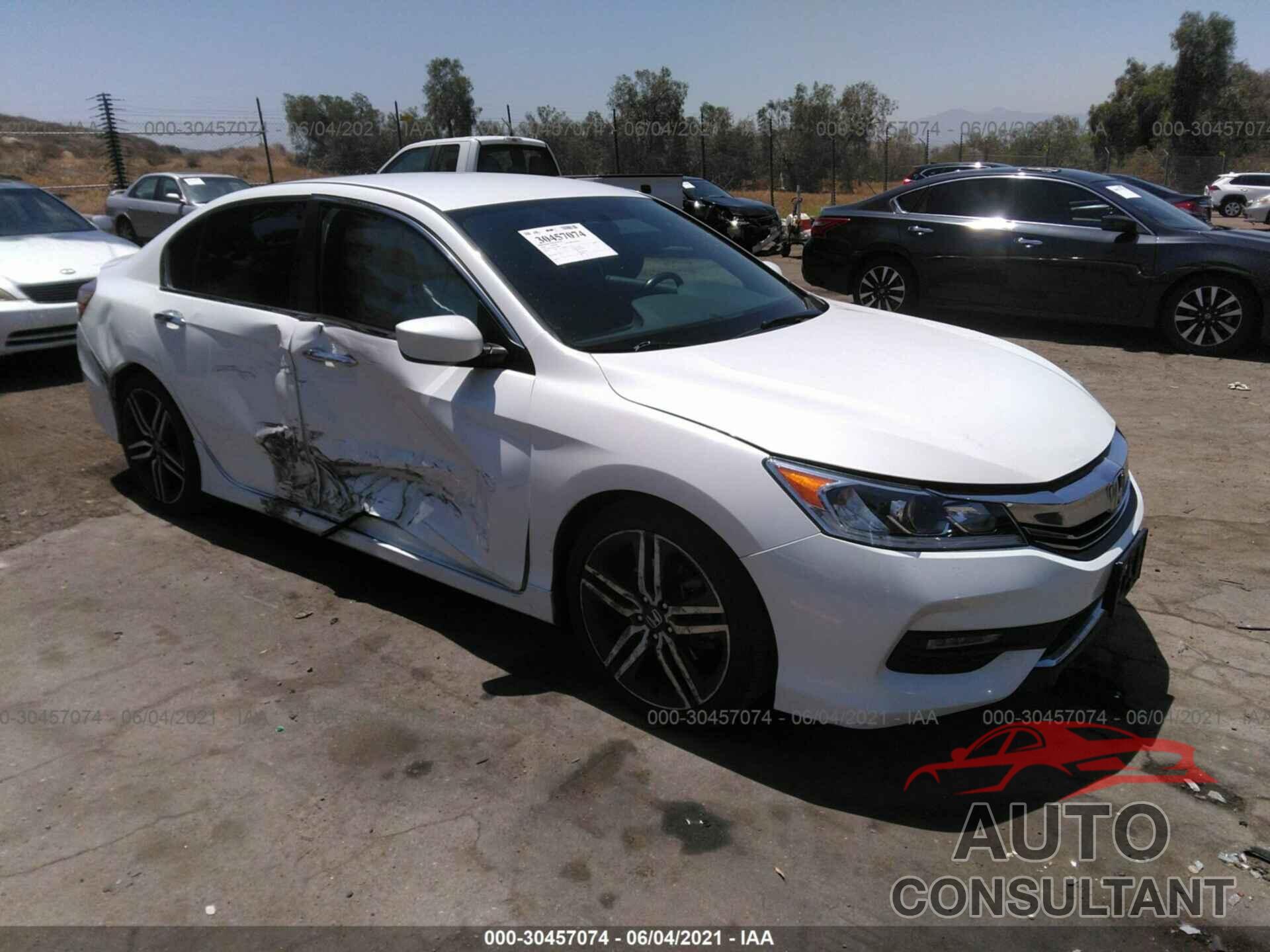 HONDA ACCORD SEDAN 2016 - 1HGCR2F58GA158903