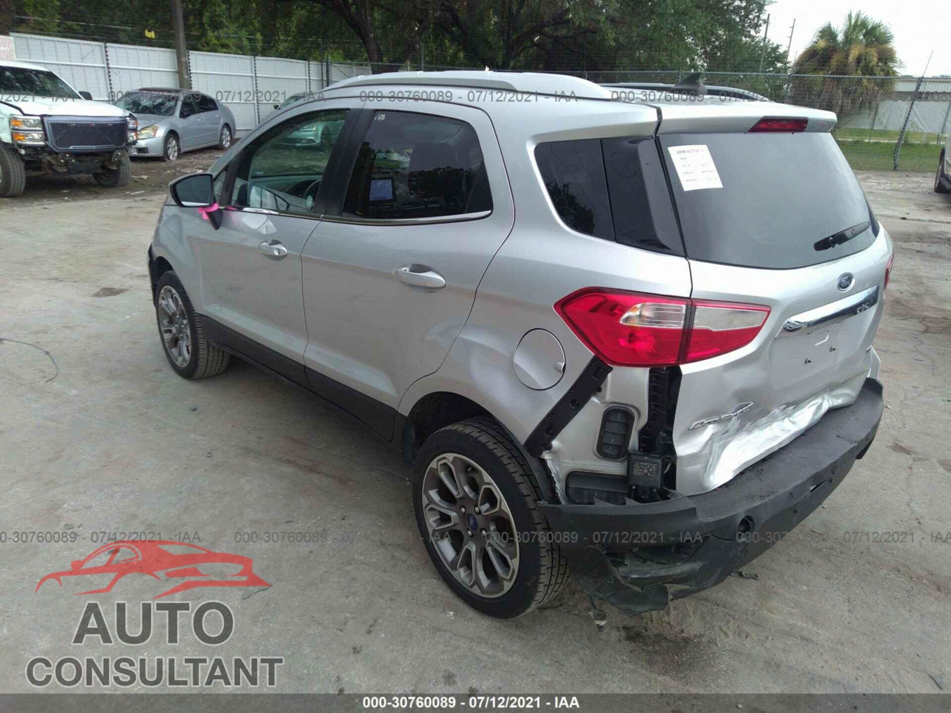FORD ECOSPORT 2020 - MAJ6S3KL2LC334830