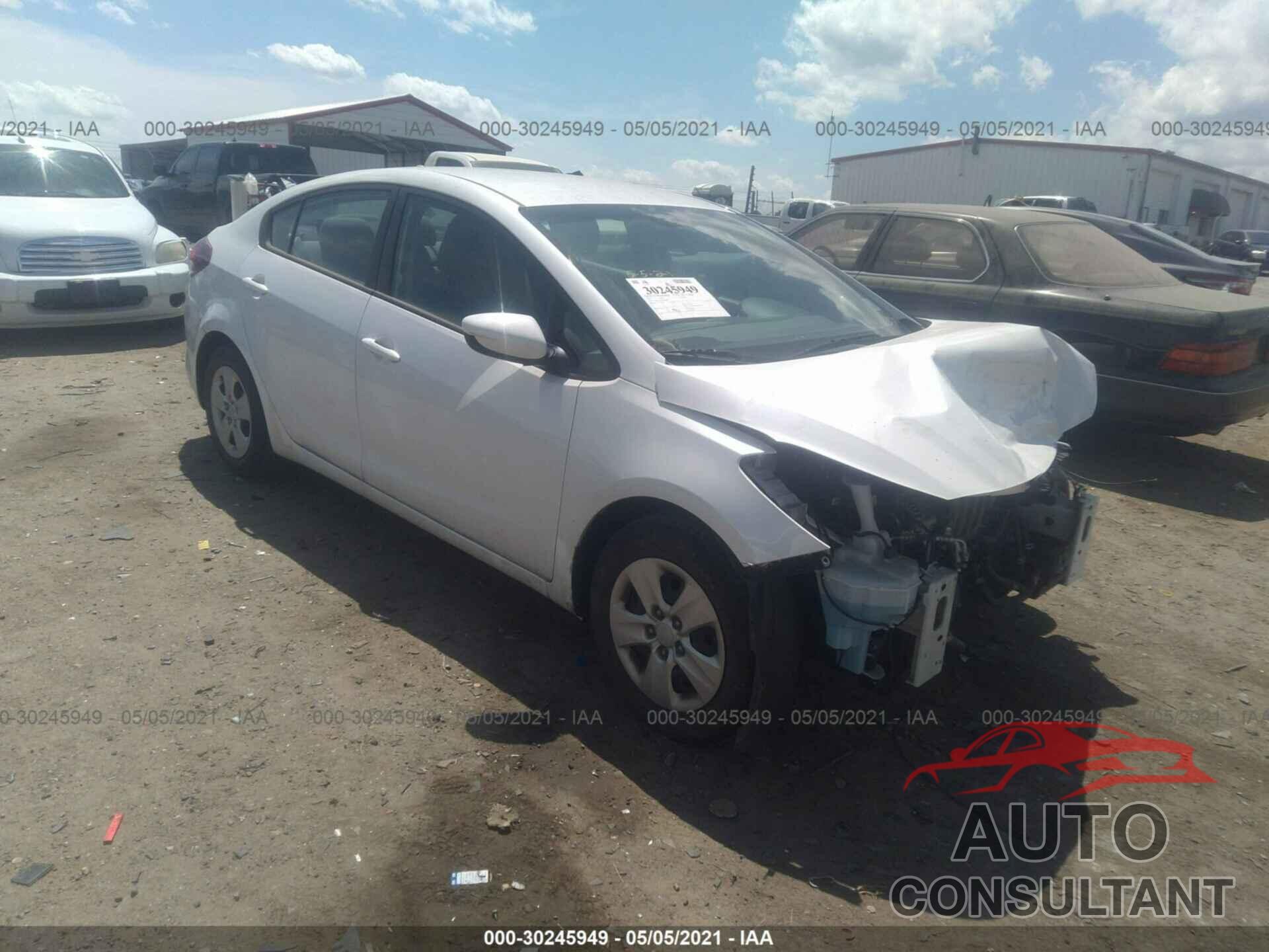 KIA FORTE 2017 - 3KPFL4A77HE140974