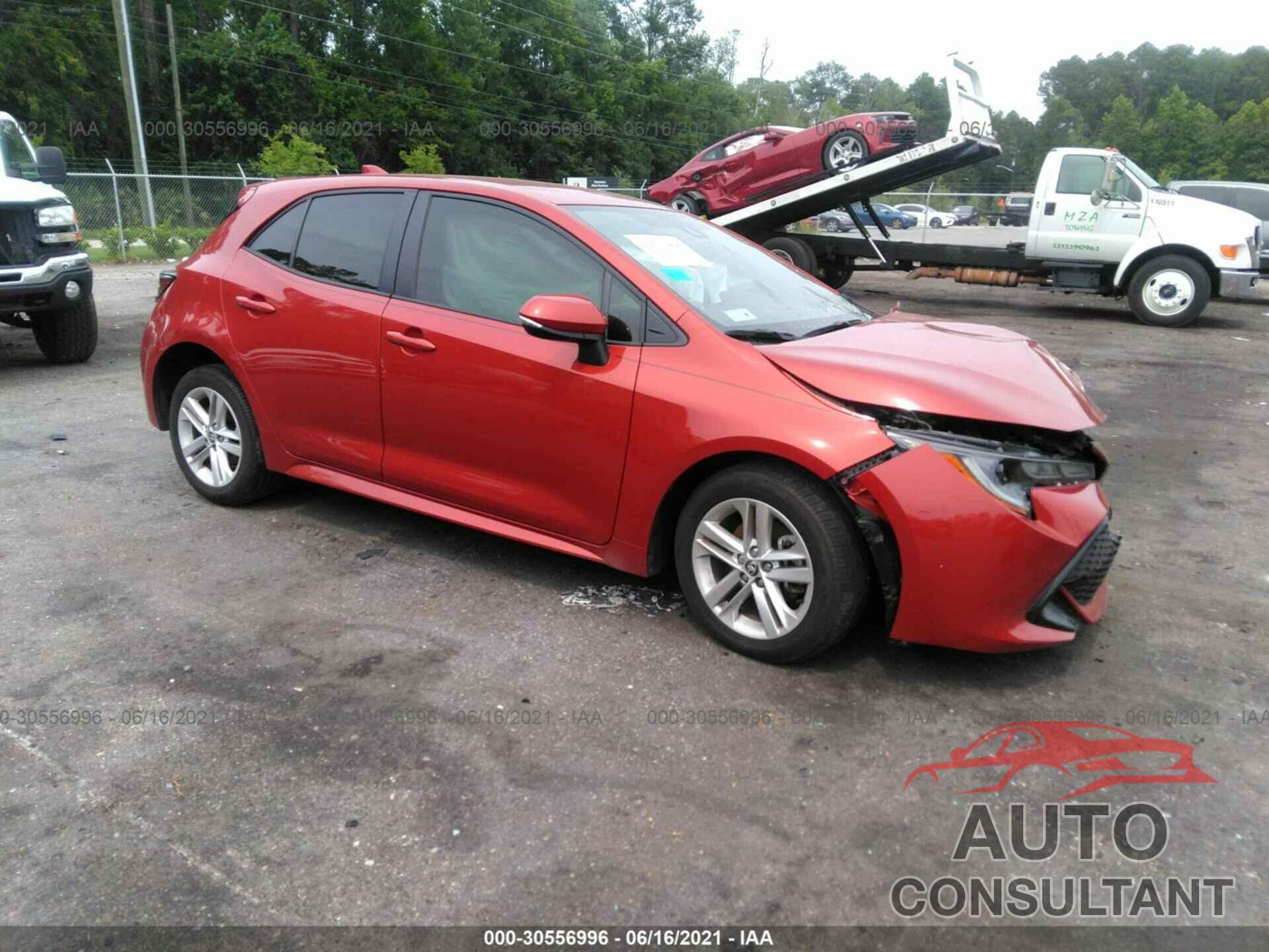 TOYOTA COROLLA HATCHBACK 2020 - JTND4RBE8L3085431