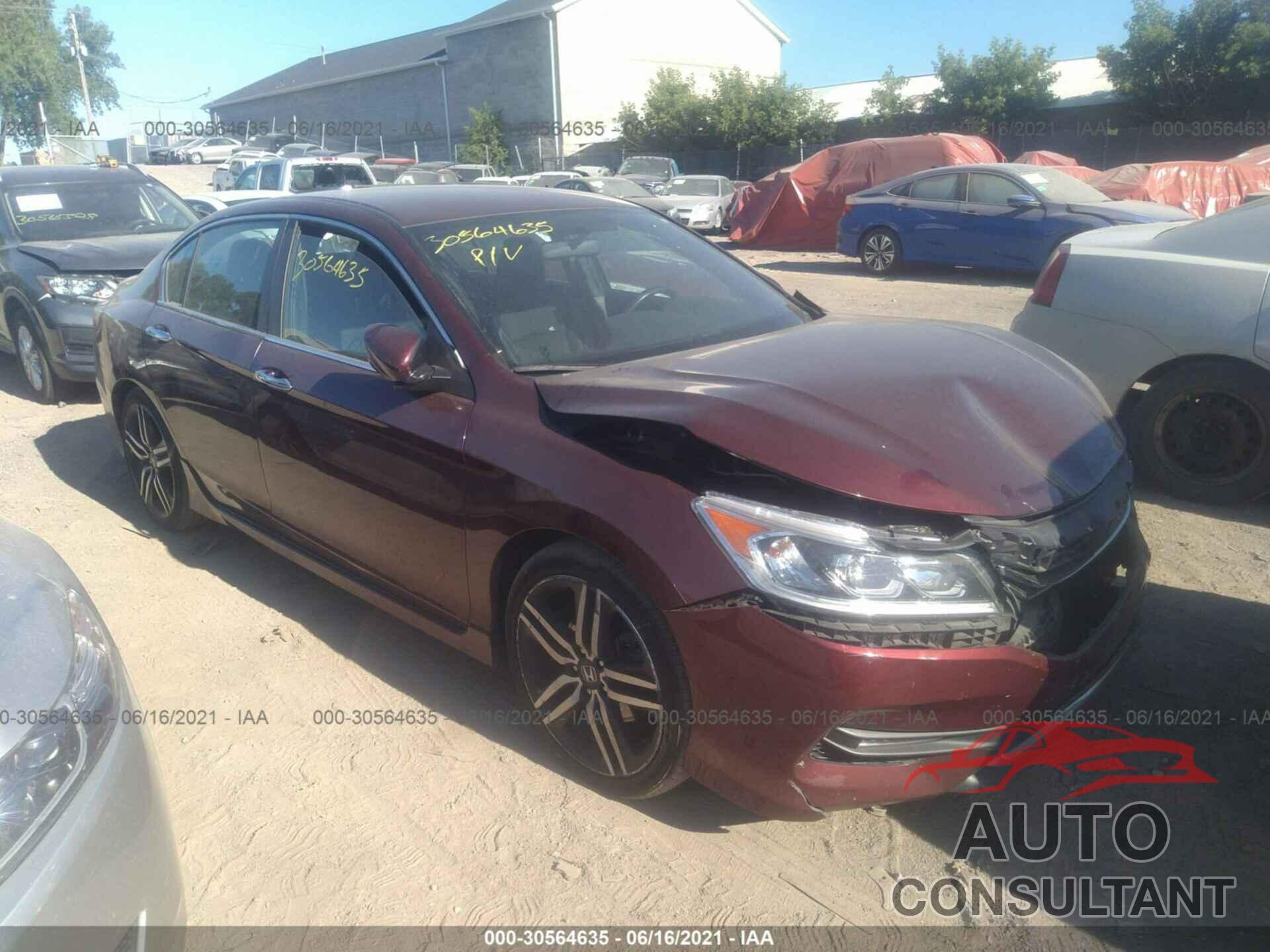HONDA ACCORD SEDAN 2016 - 1HGCR2F56GA040896
