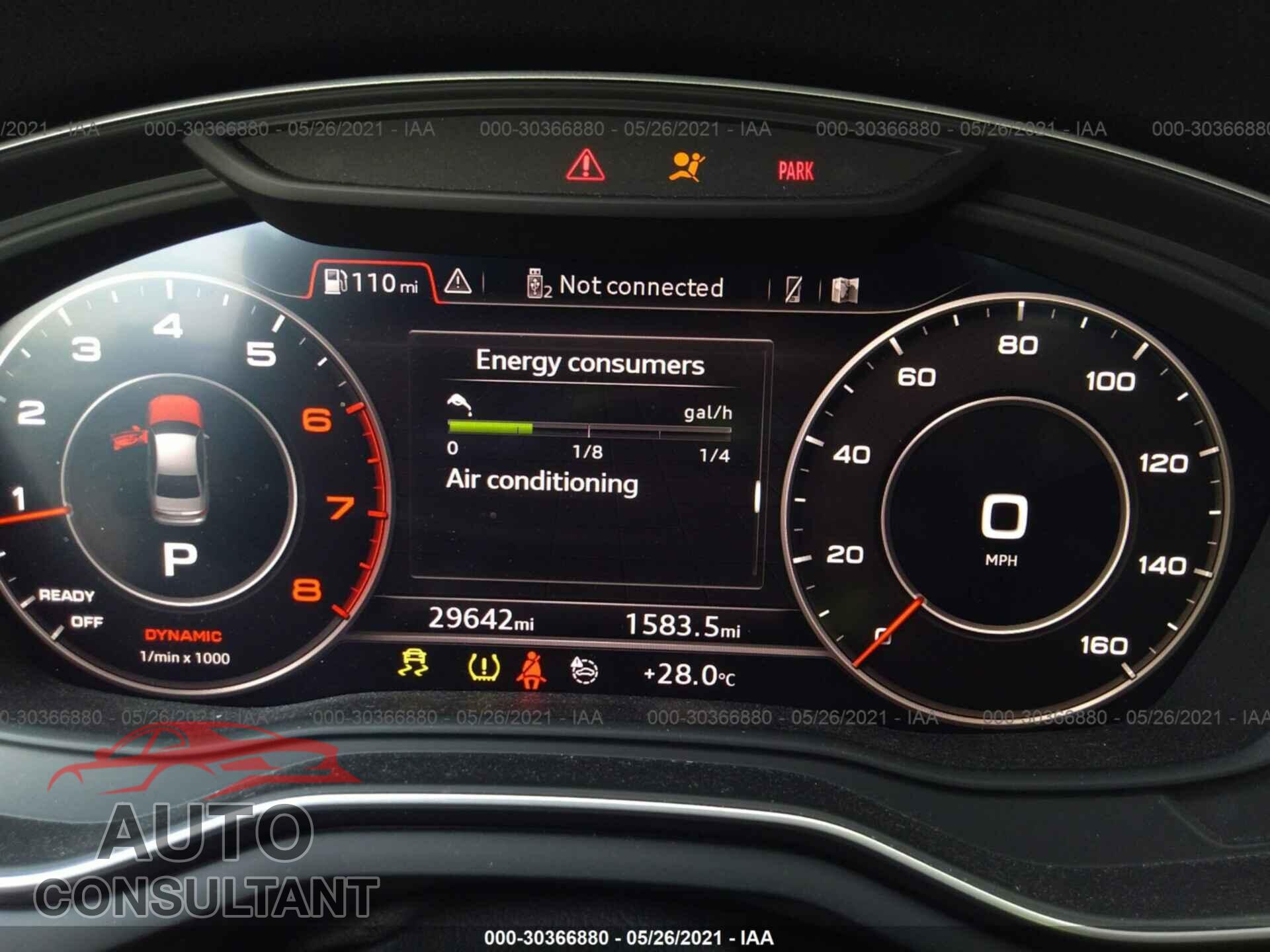 AUDI A4 2018 - WAULMAF41JA212920