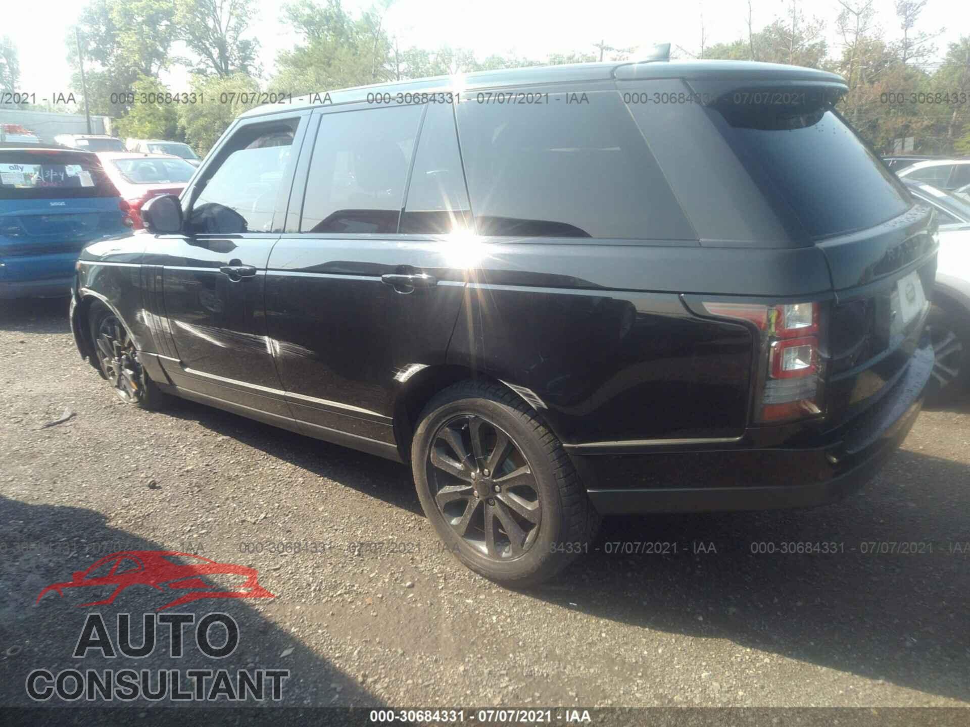 LAND ROVER RANGE ROVER 2017 - SALGS2FK7HA330780