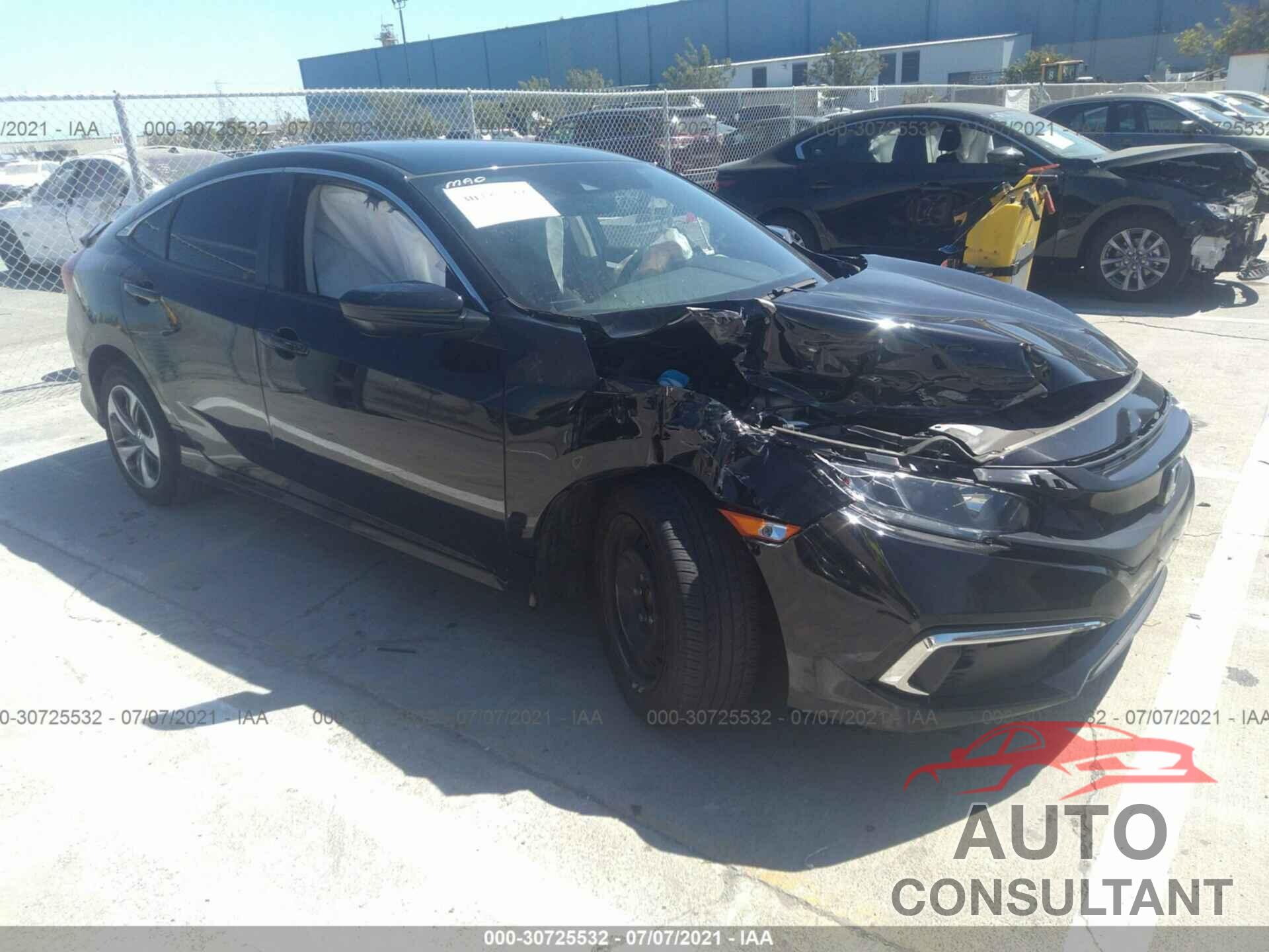 HONDA CIVIC SEDAN 2020 - 19XFC2F61LE207145