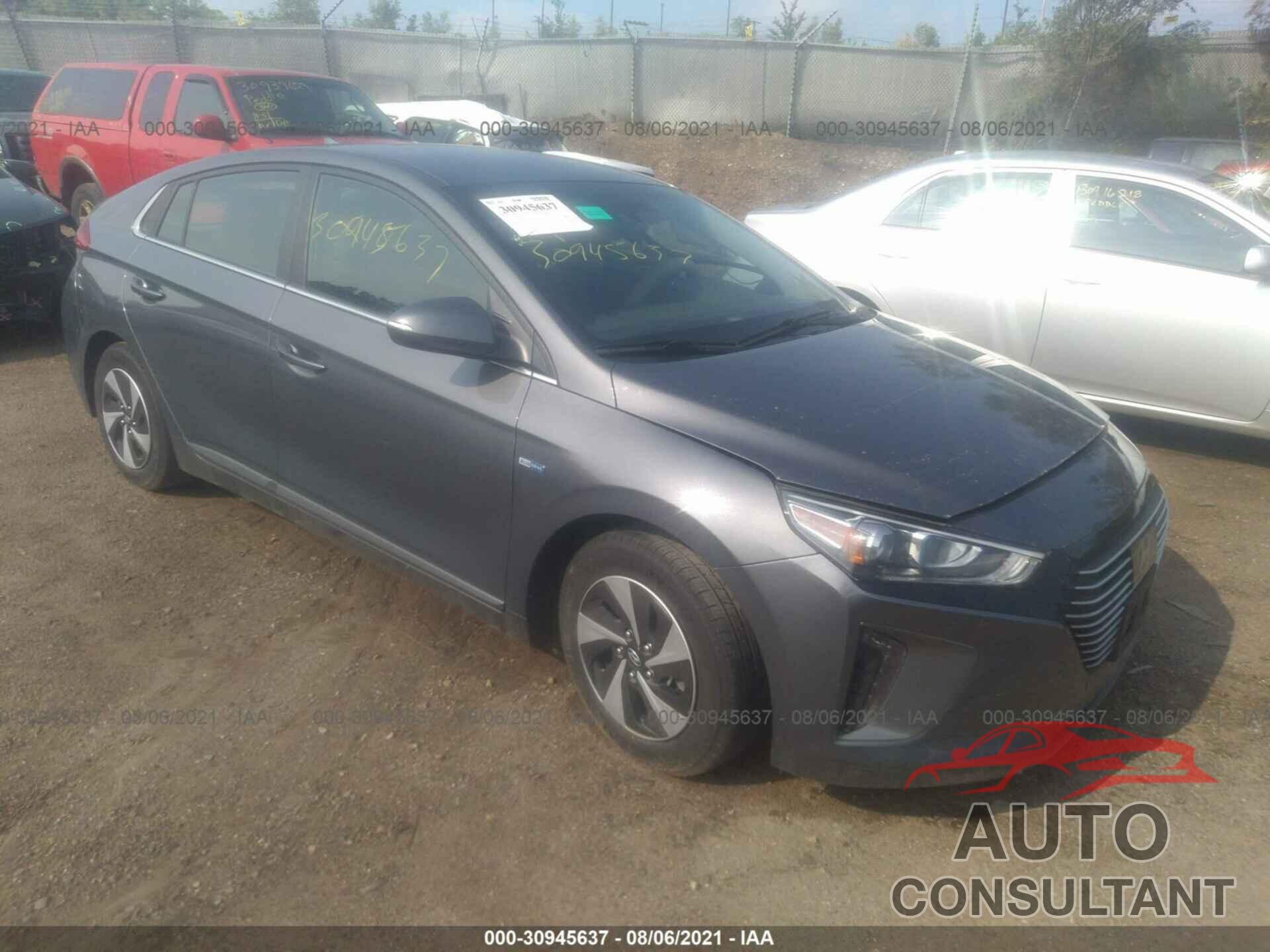 HYUNDAI IONIQ HYBRID 2018 - KMHC75LC7JU063677