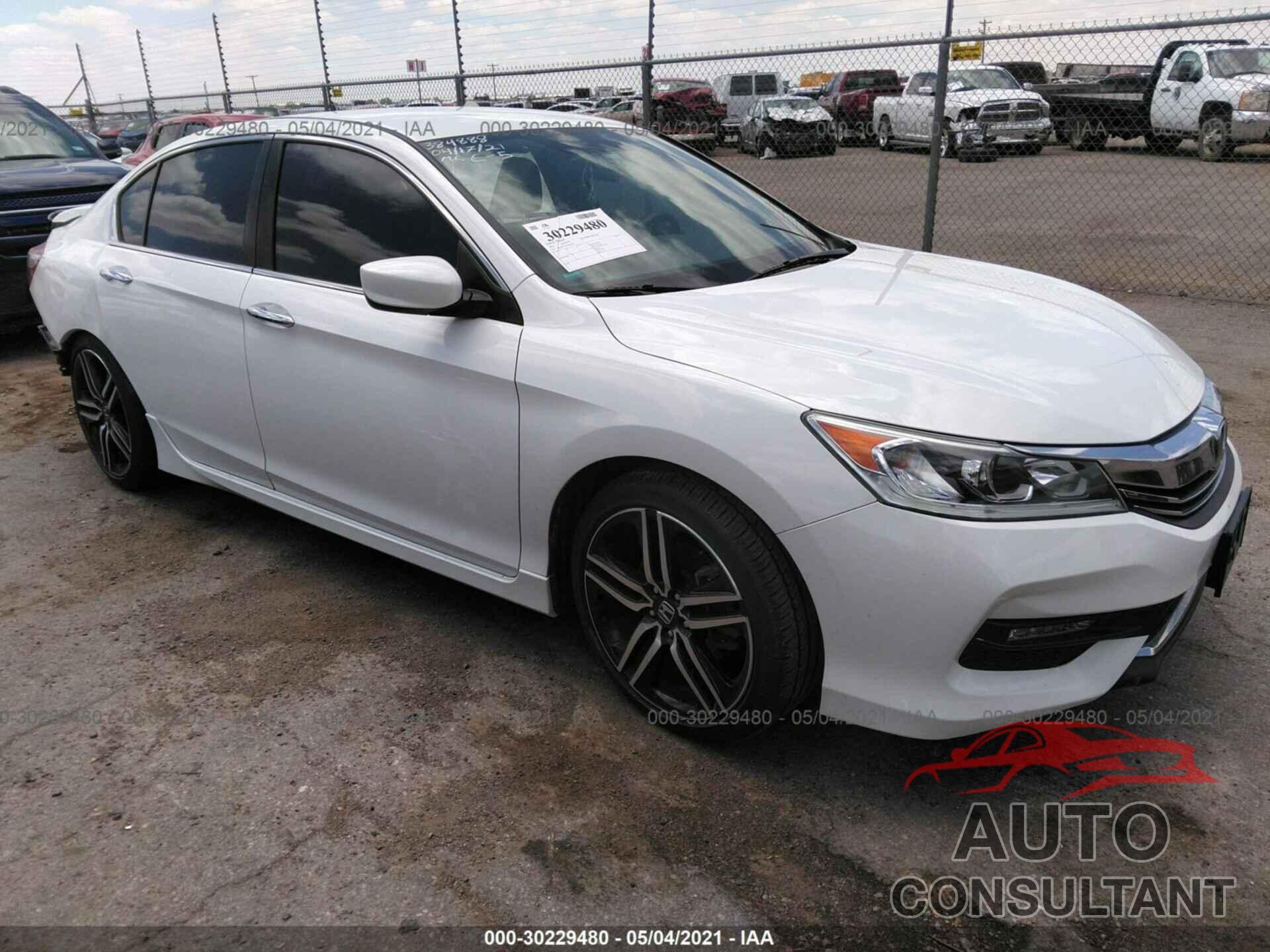HONDA ACCORD SEDAN 2016 - 1HGCR2F5XGA222729