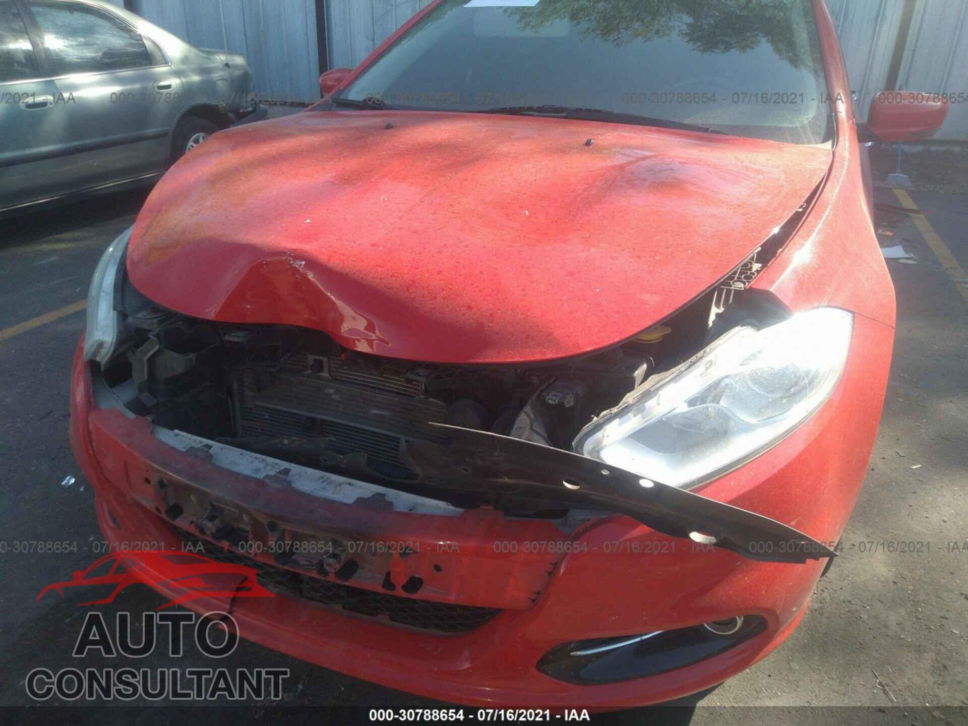DODGE DART 2016 - 1C3CDFCB8GD706707