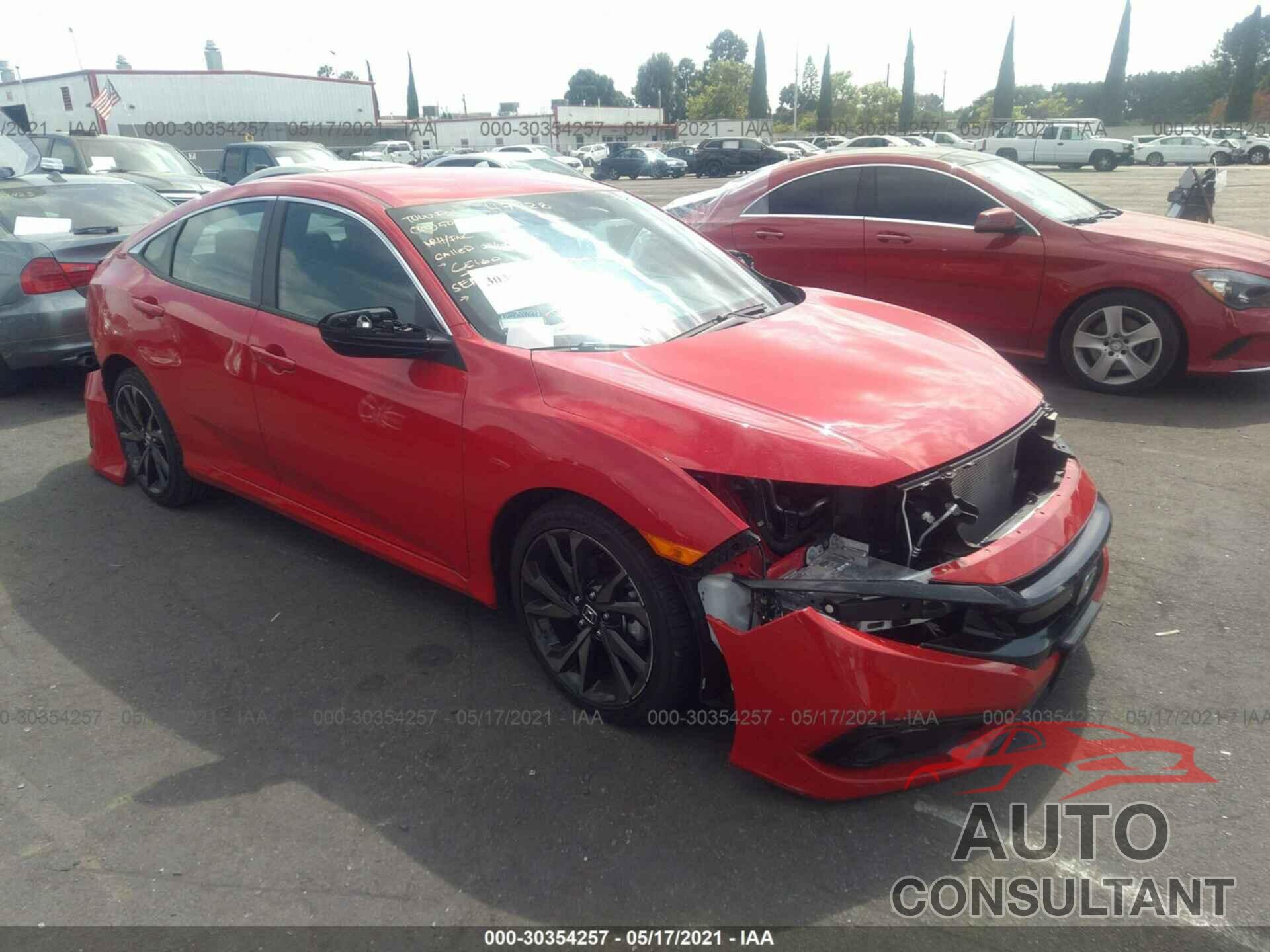 HONDA CIVIC SEDAN 2020 - 2HGFC2F80LH589482