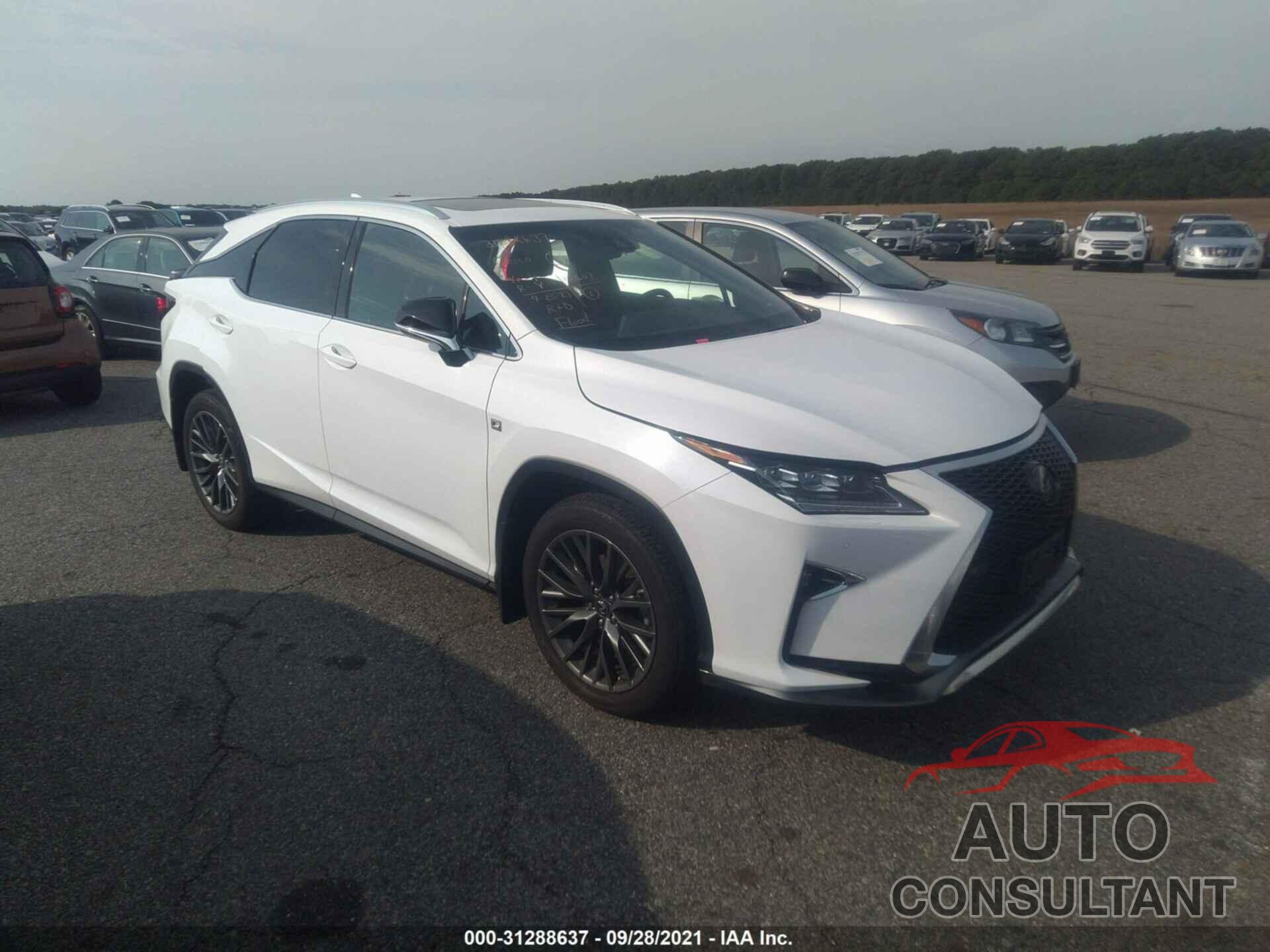 LEXUS RX 2019 - 2T2BZMCA5KC200418