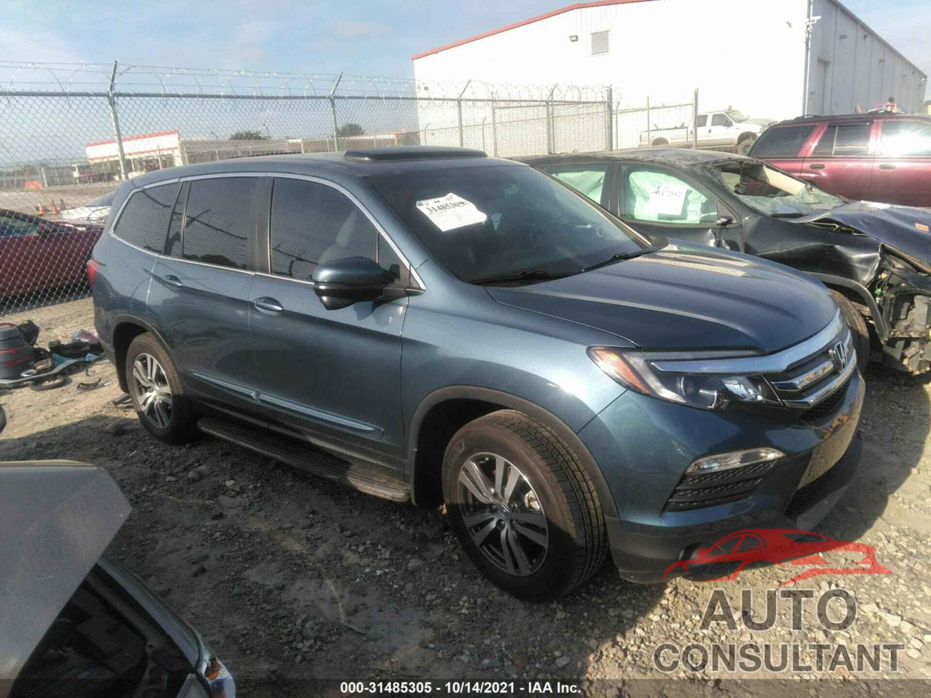 HONDA PILOT 2016 - 5FNYF5H57GB039467