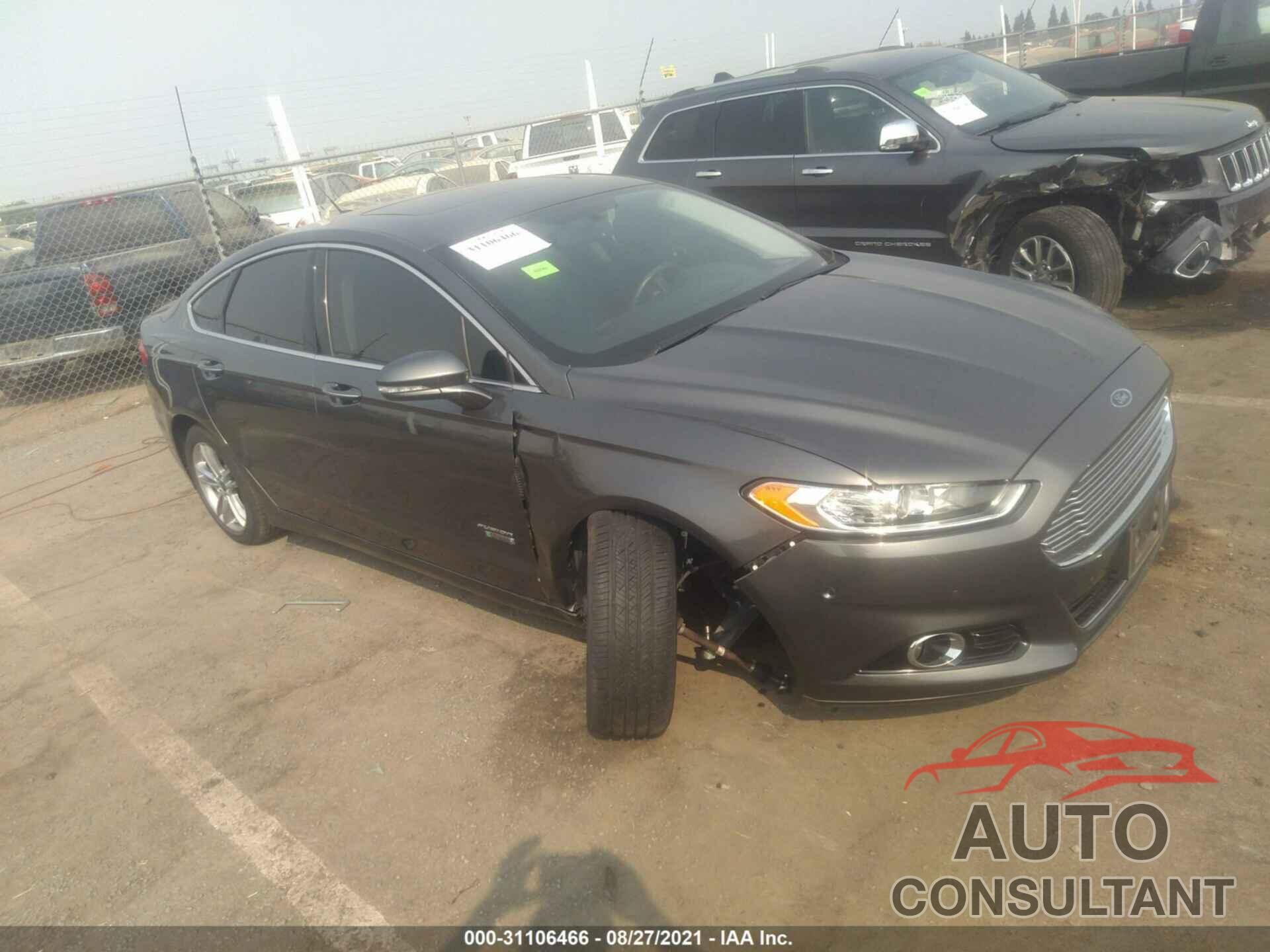 FORD FUSION ENERGI 2016 - 3FA6P0SU8GR196338